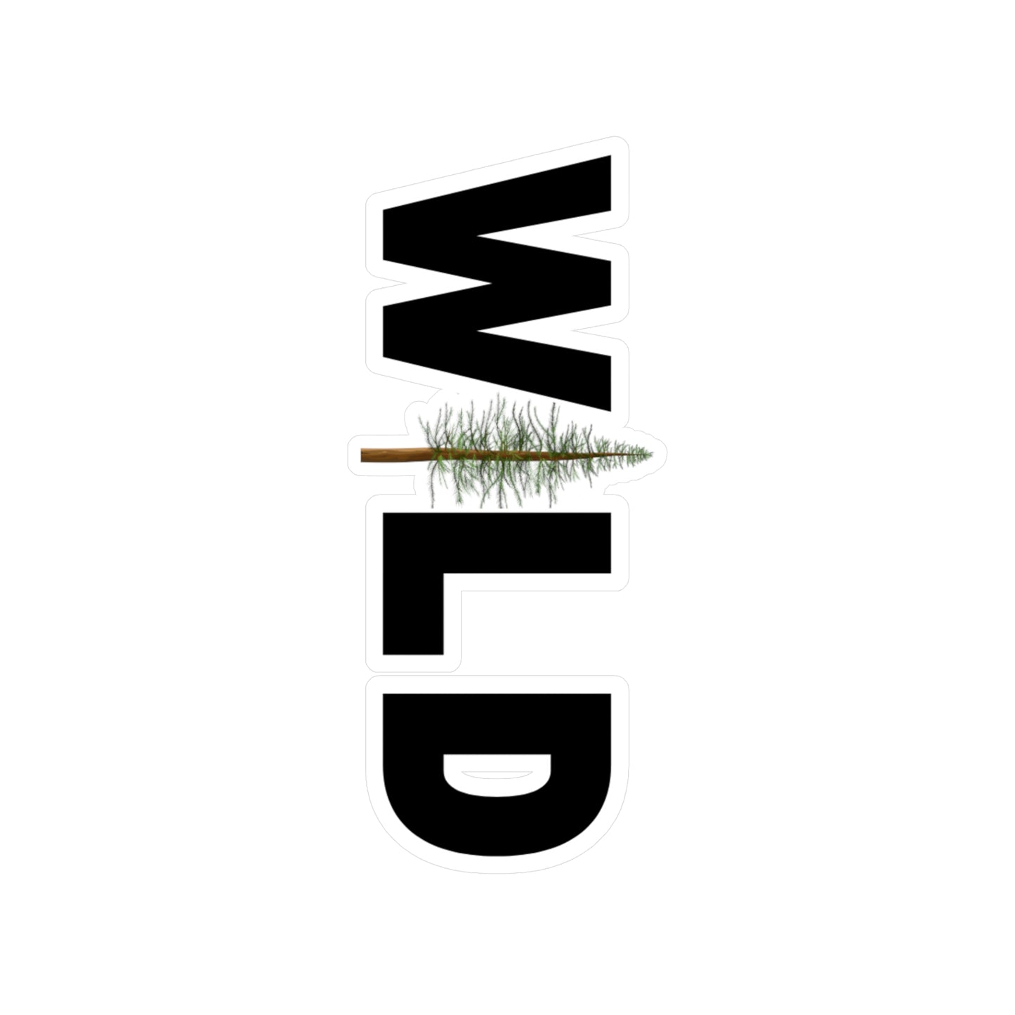 Wild Sticker - White Vinyl