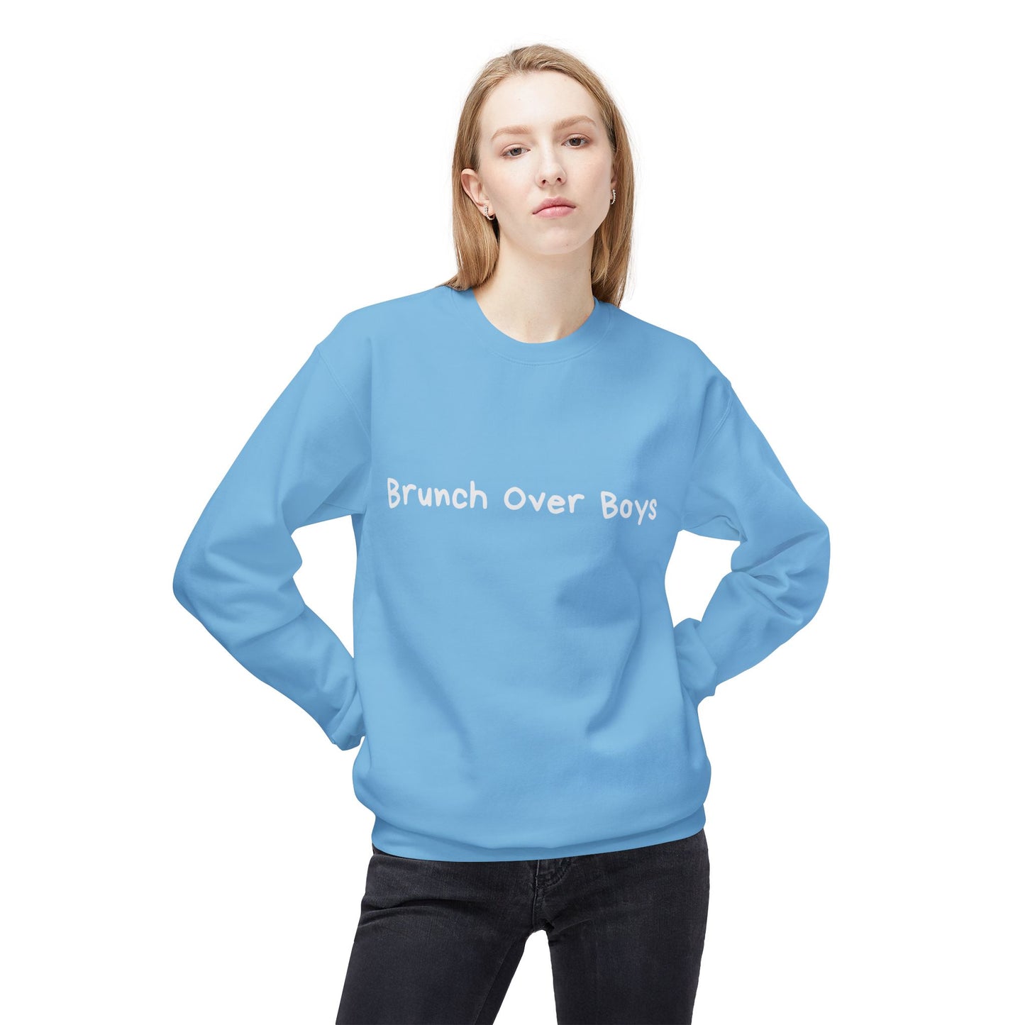 Brunch Over Boys Sweater (White Font)