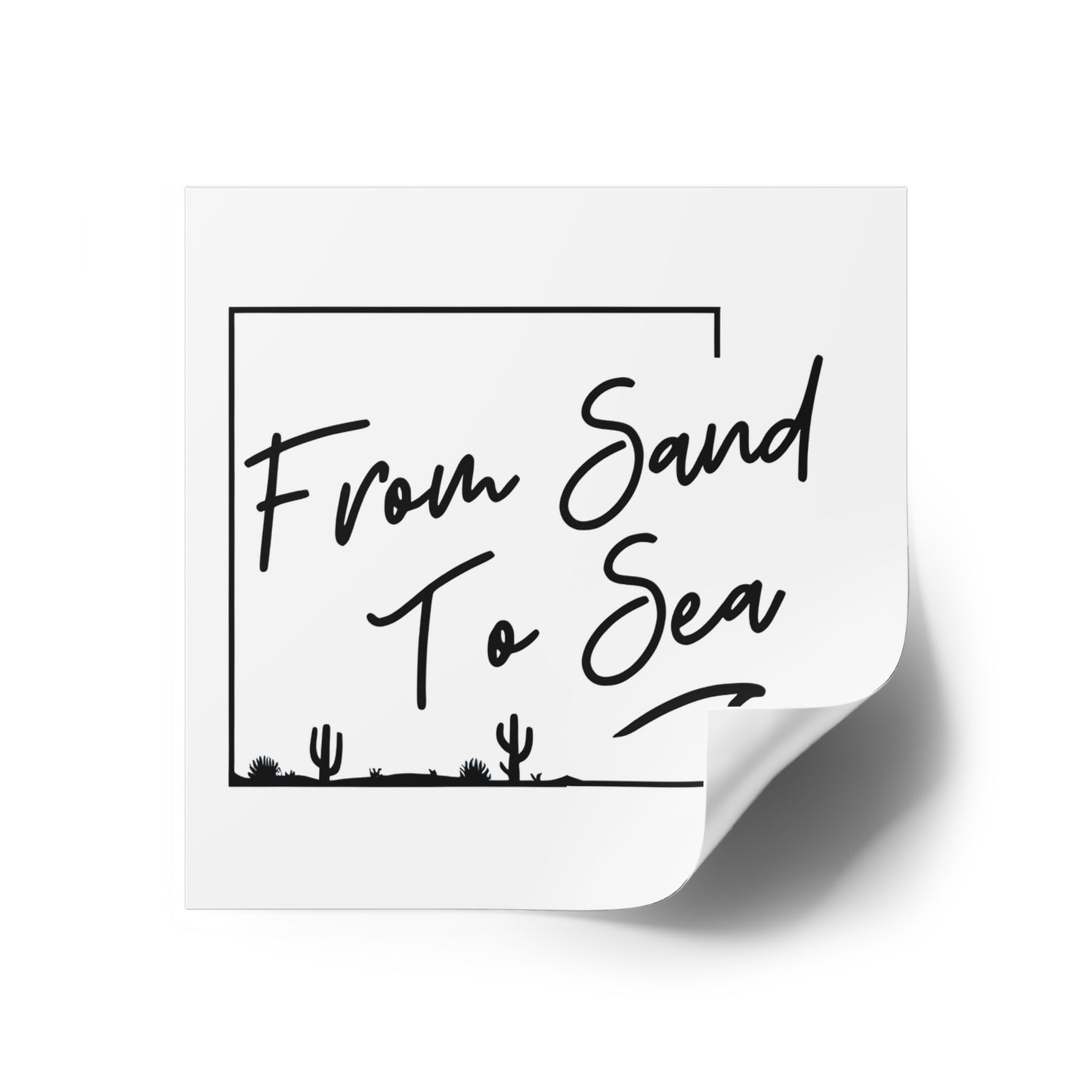 From Sand To Sea Logo Sticker