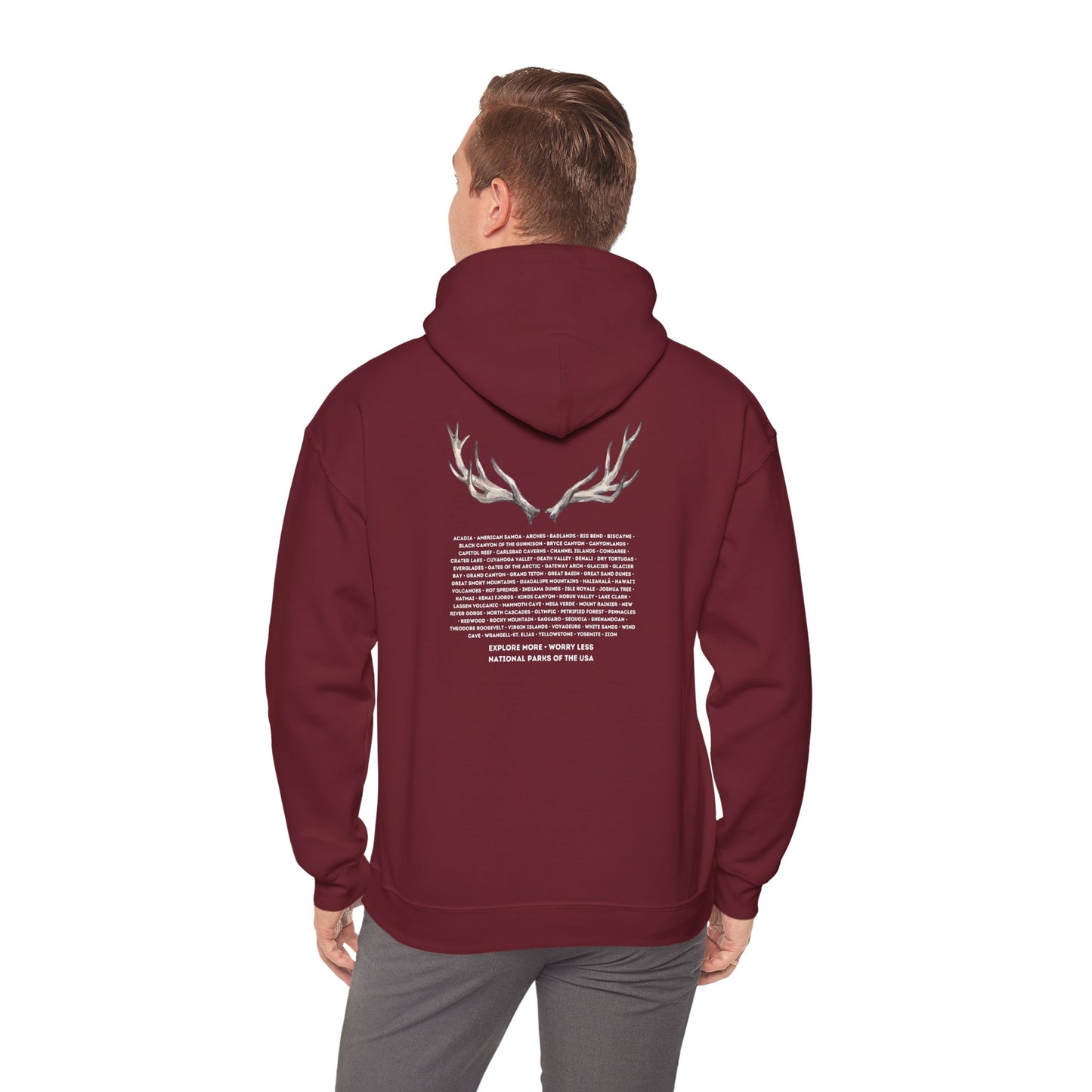 National Parks Hoodie (White Font)