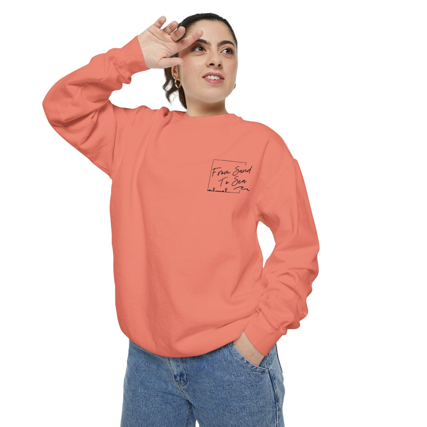 Never Look Back Crew Neck Sweatshirt