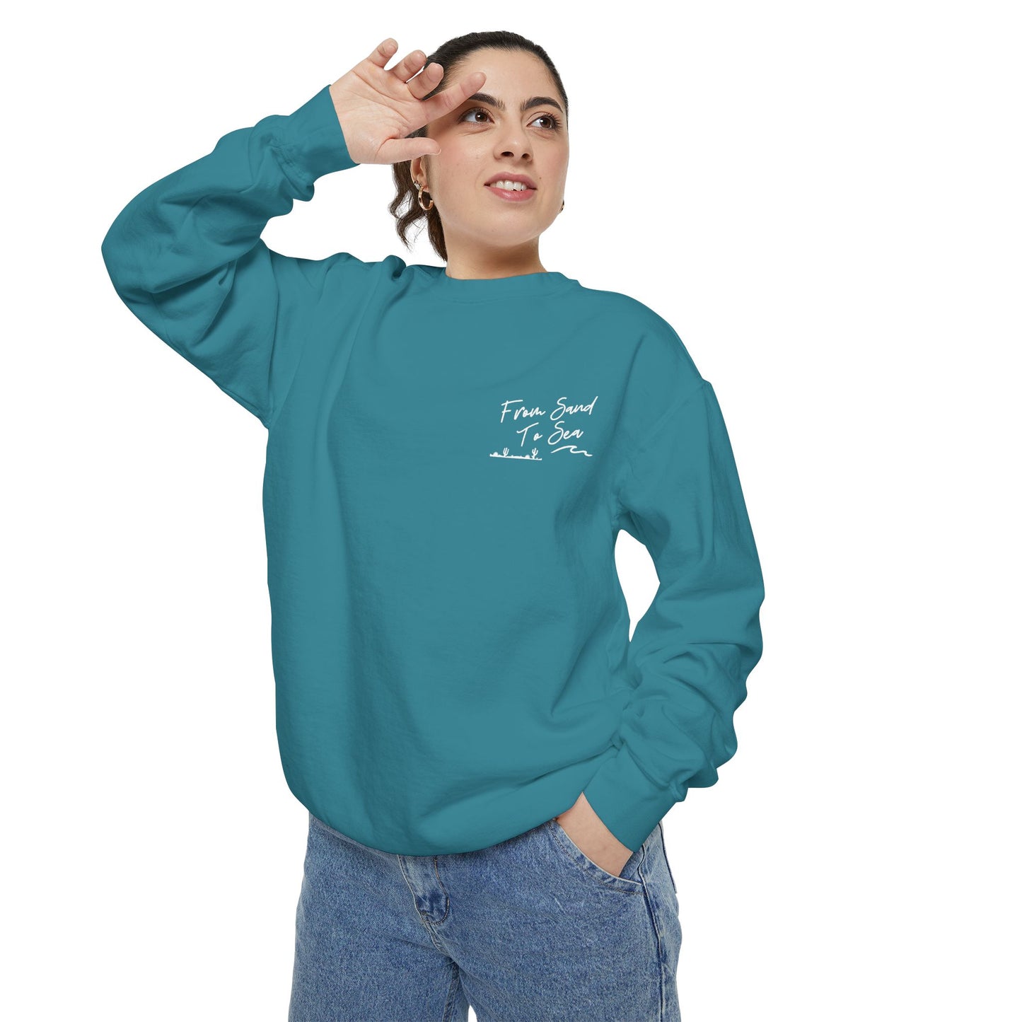 Never Look Back Crew Neck Sweatshirt