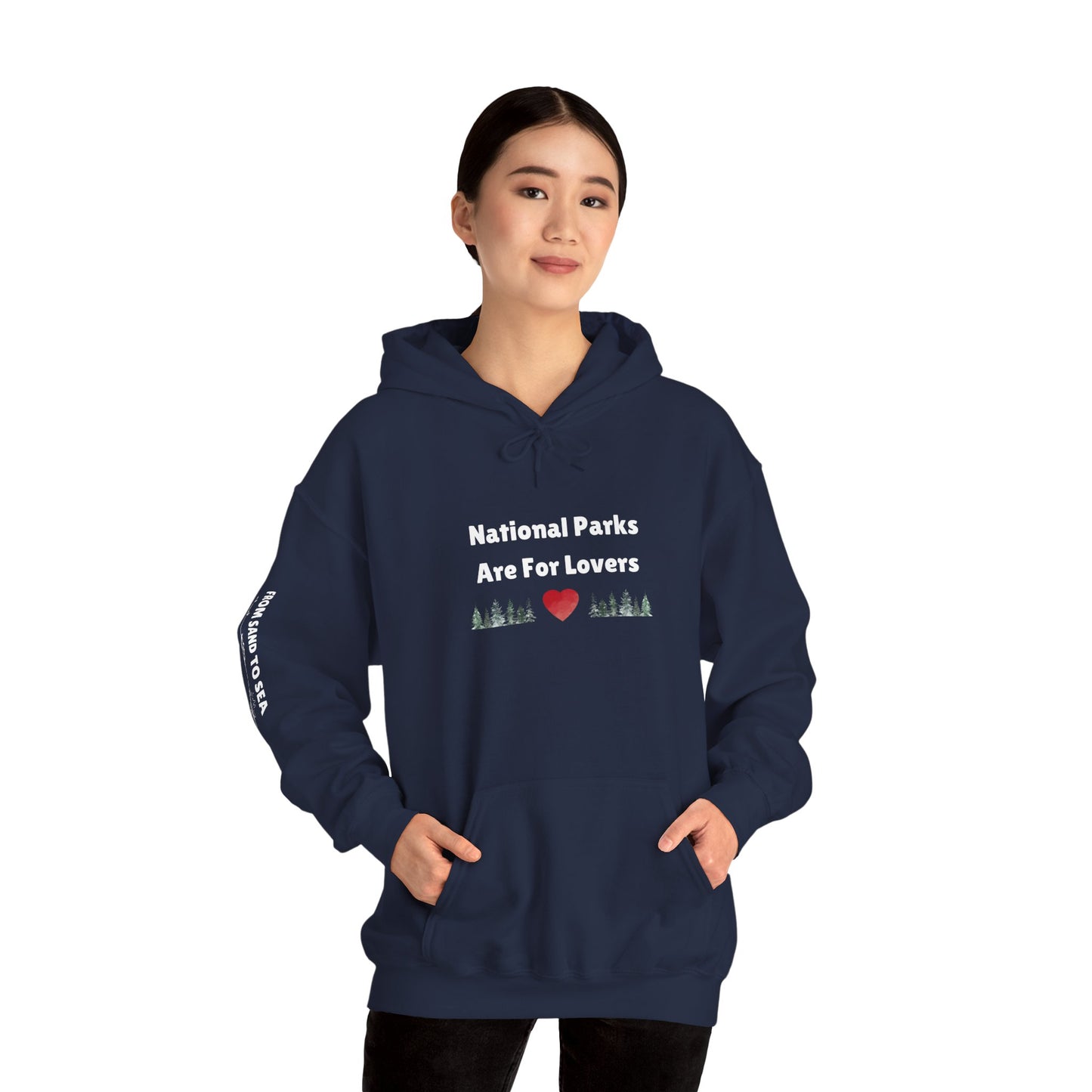 National Parks Hoodie (White Font)