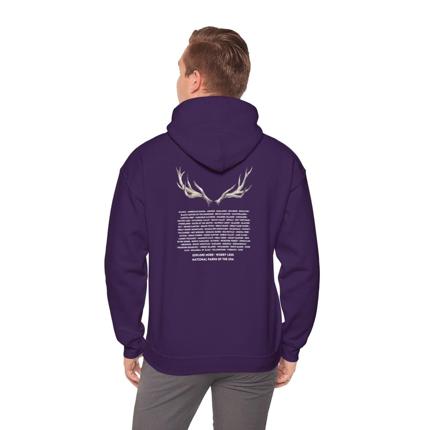 National Parks Hoodie (White Font)