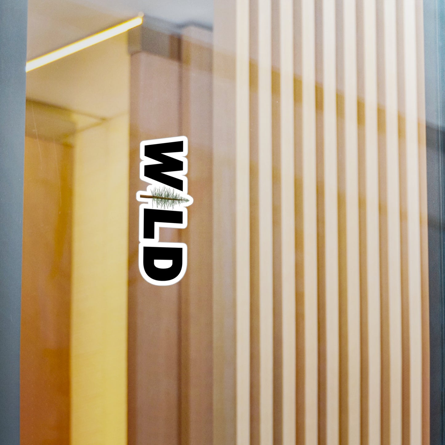 Wild Sticker - White Vinyl