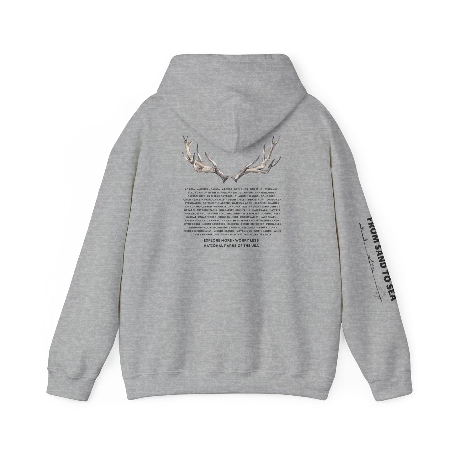 National Parks Hoodie (Black Font)