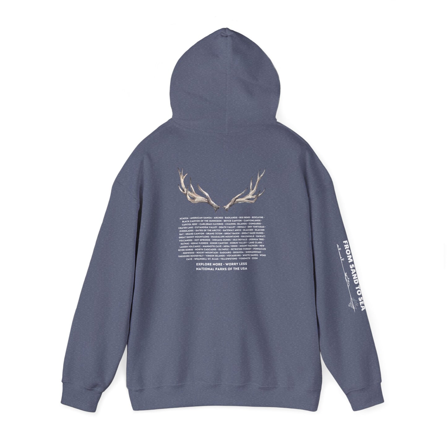 National Parks Hoodie (White Font)