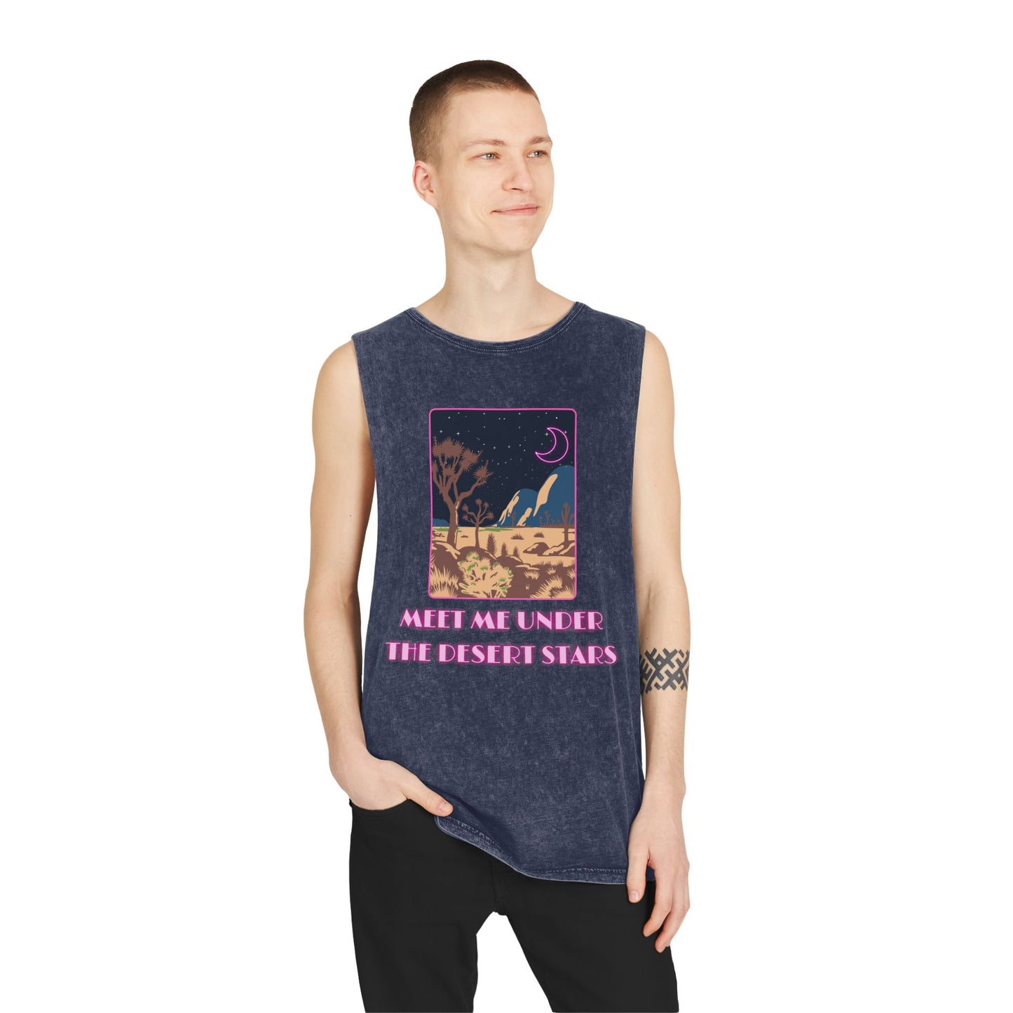 Desert Stars Stonewash Tank Top