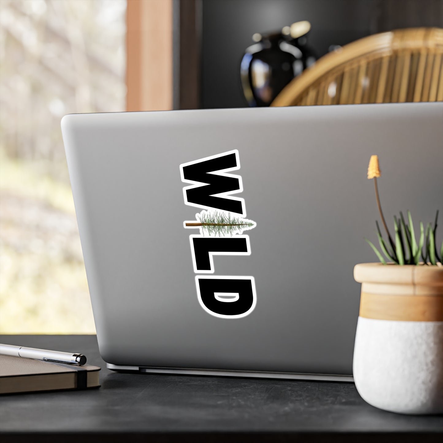 Wild Sticker - White Vinyl