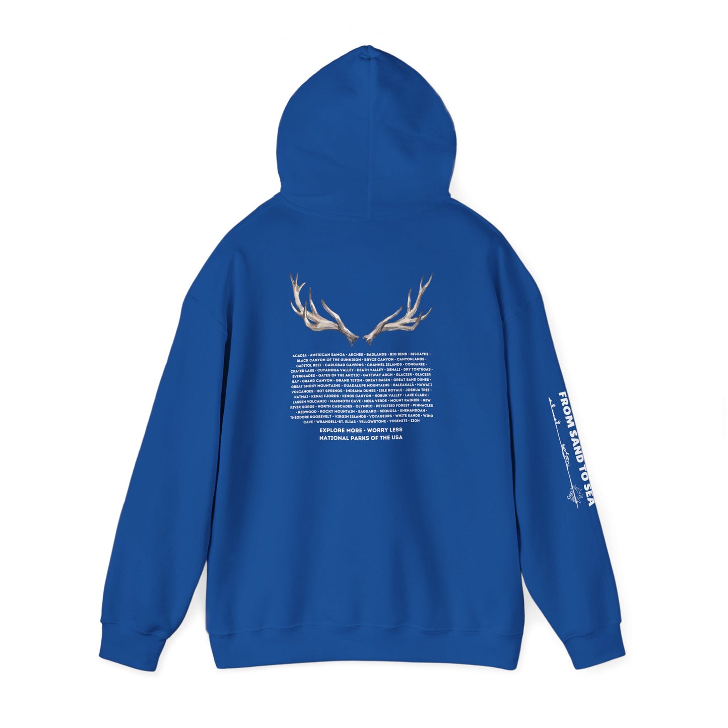 National Parks Hoodie (White Font)