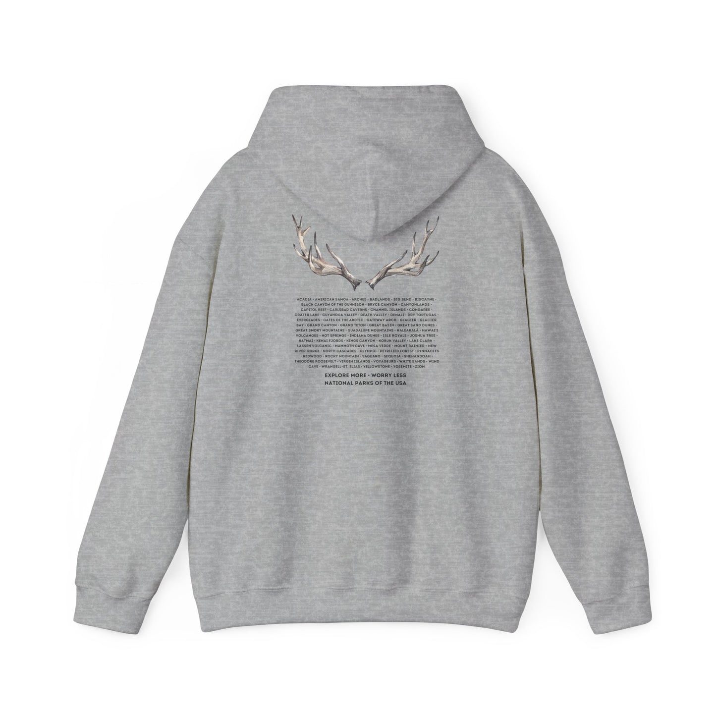 National Parks Hoodie (Black Font)