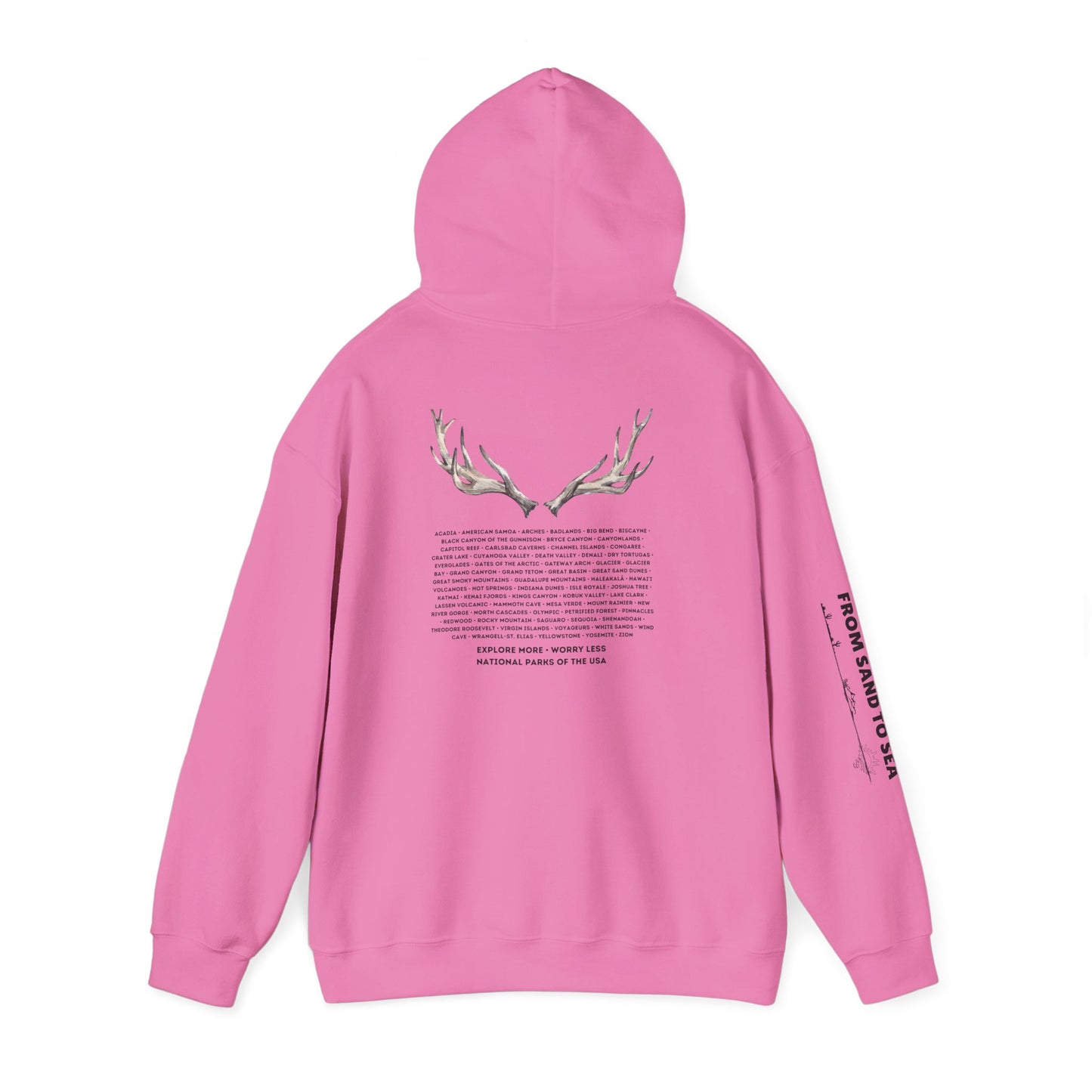 National Parks Hoodie (Black Font)