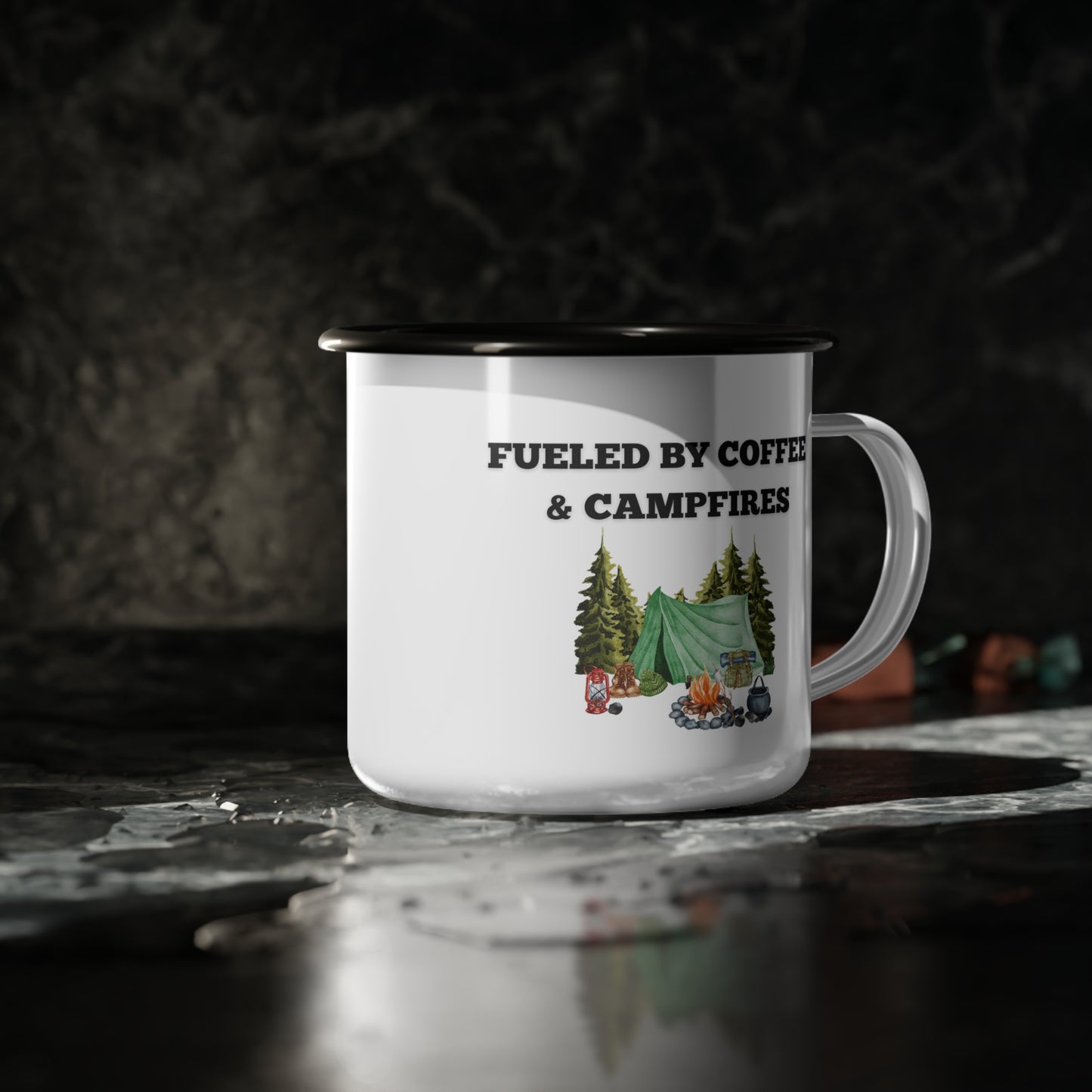 Fueled By Coffee Camp Cup
