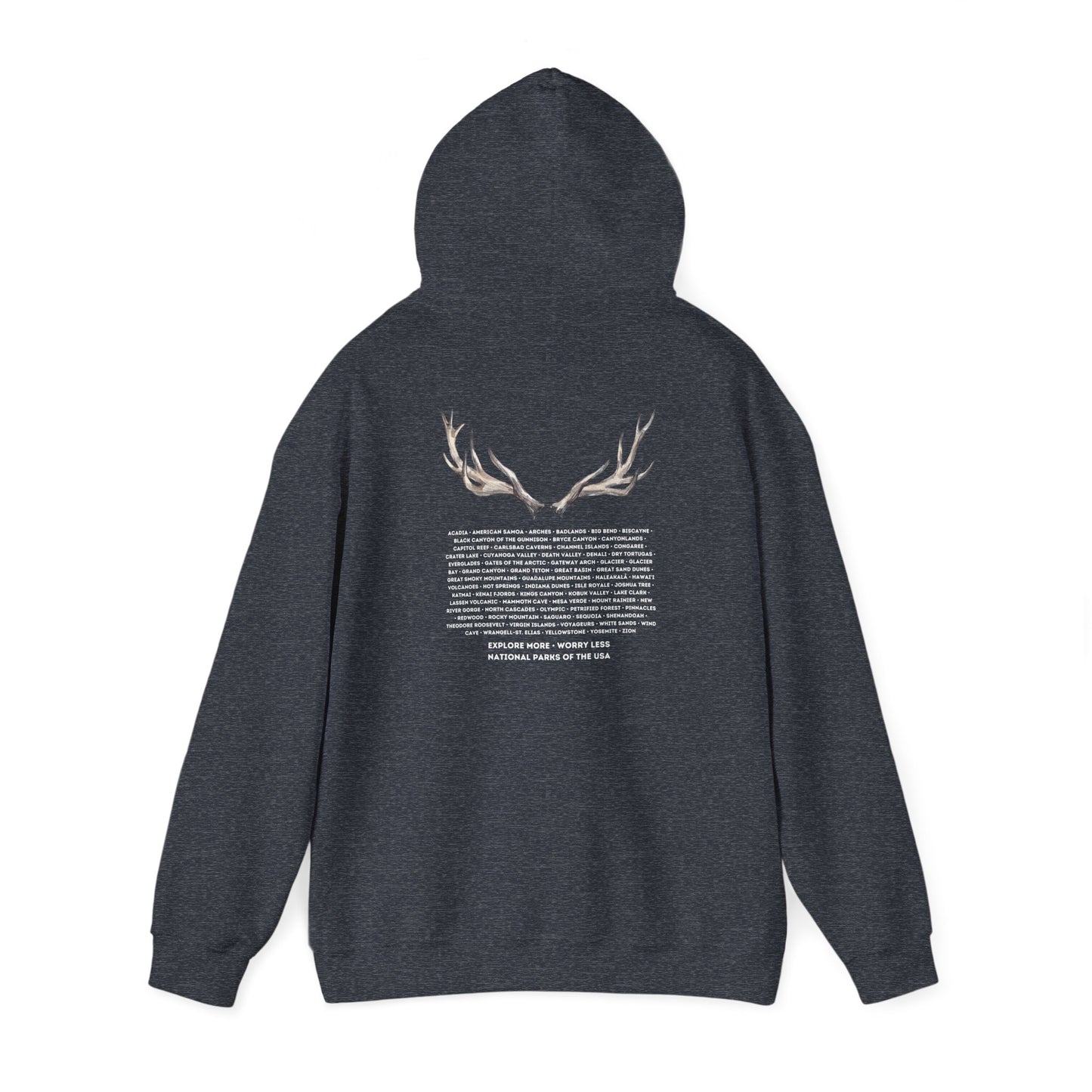National Parks Hoodie (White Font)