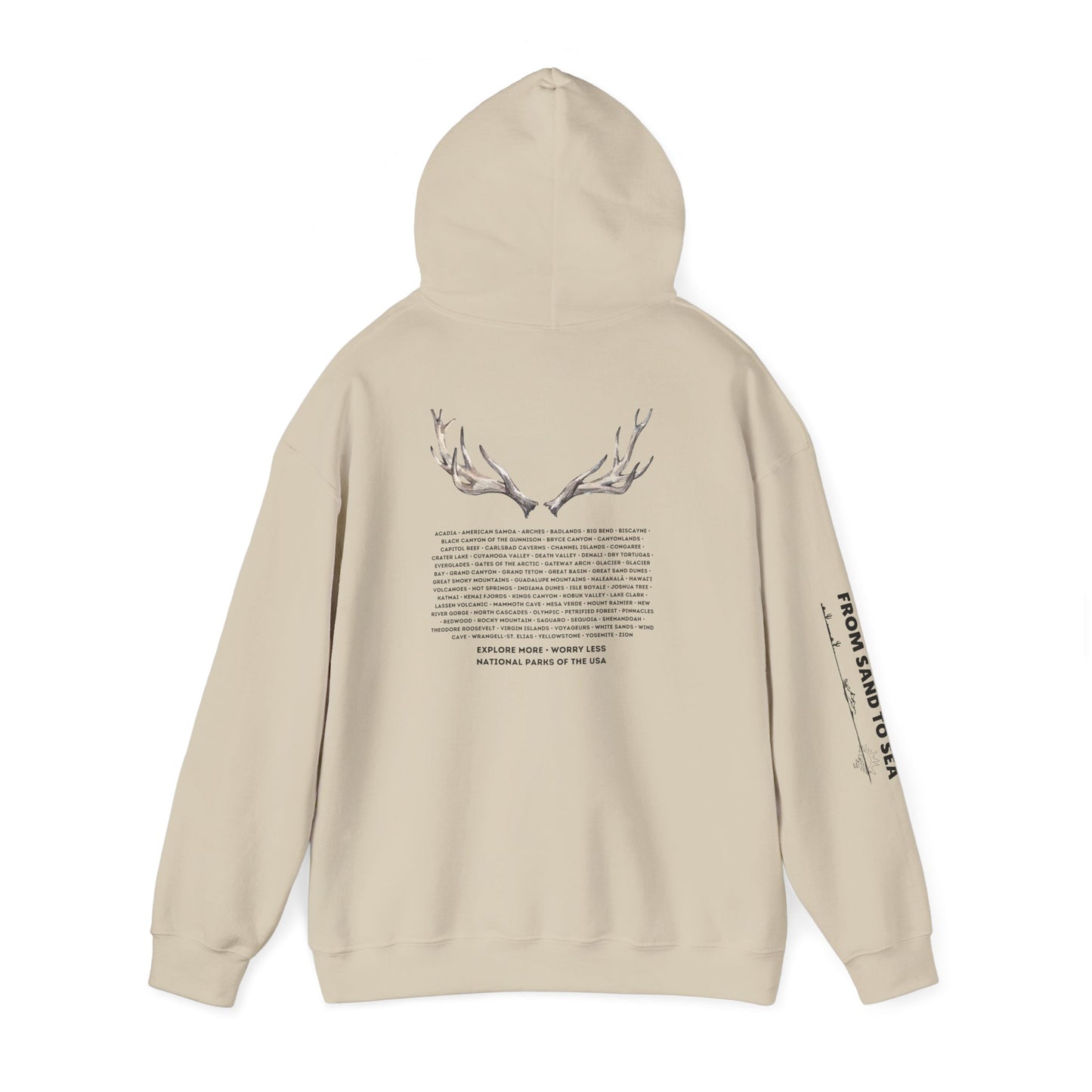 National Parks Hoodie (Black Font)