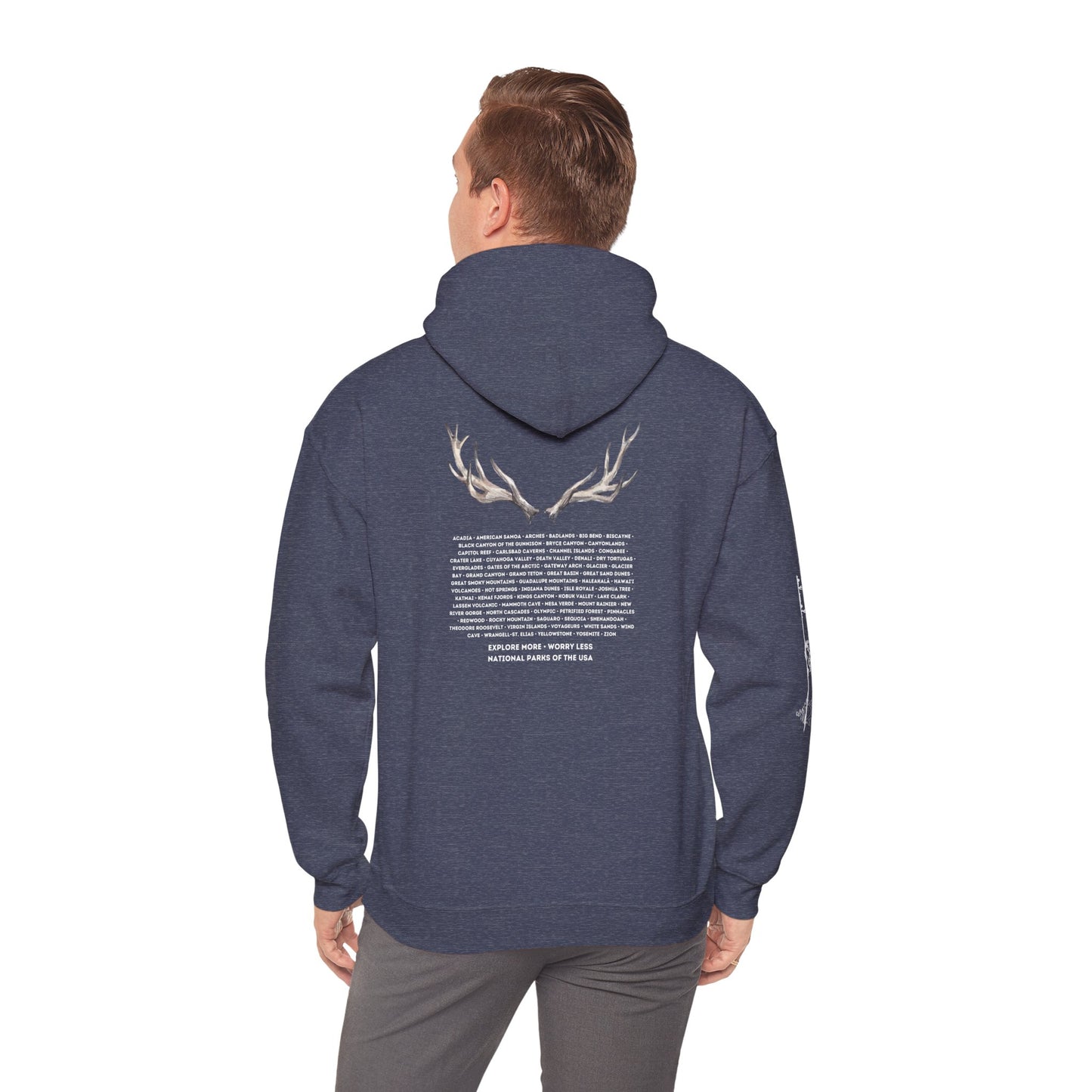 National Parks Hoodie (White Font)