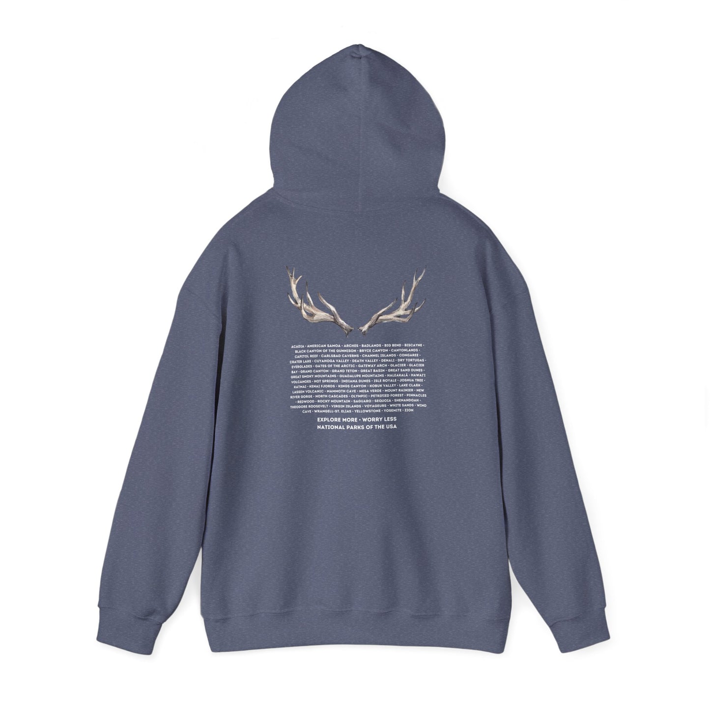National Parks Hoodie (White Font)