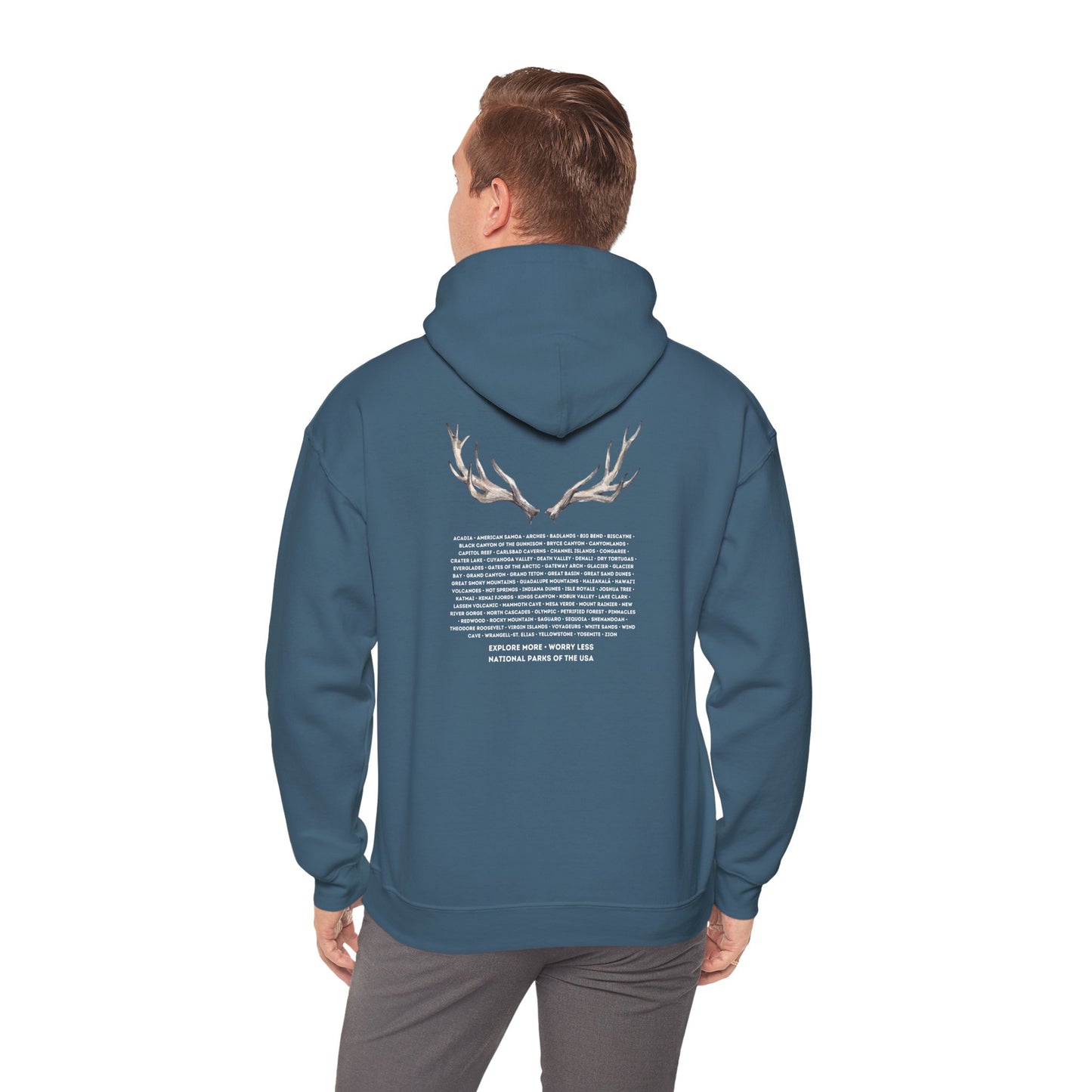 National Parks Hoodie (White Font)