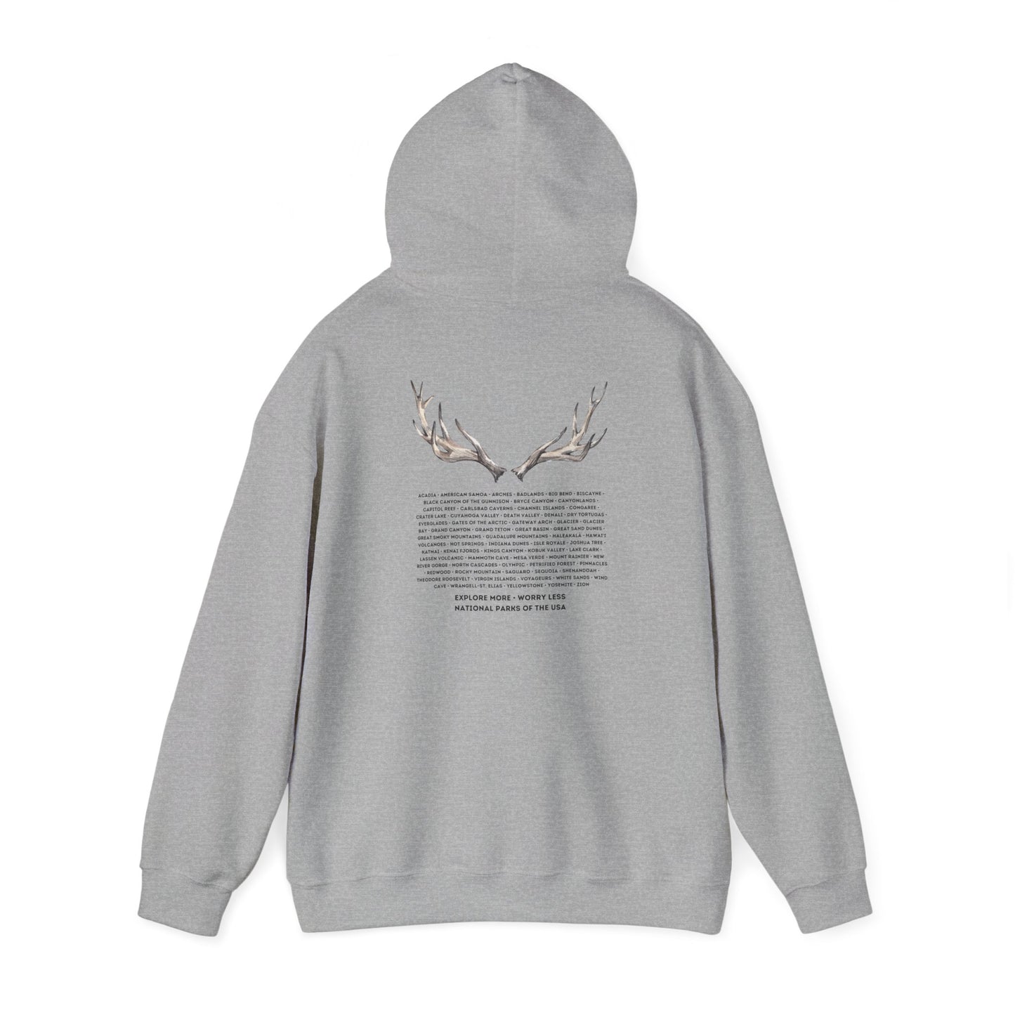 National Parks Hoodie (Black Font)
