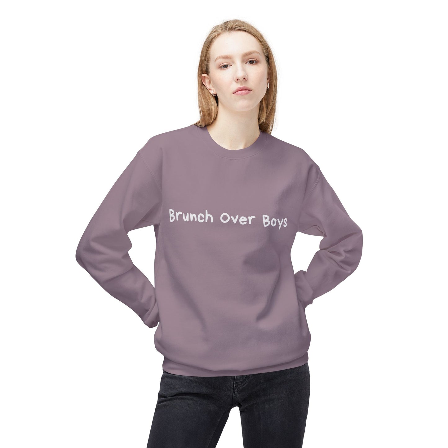 Brunch Over Boys Sweater (White Font)