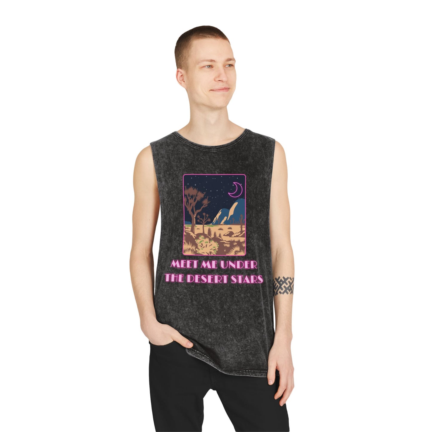 Desert Stars Stonewash Tank Top