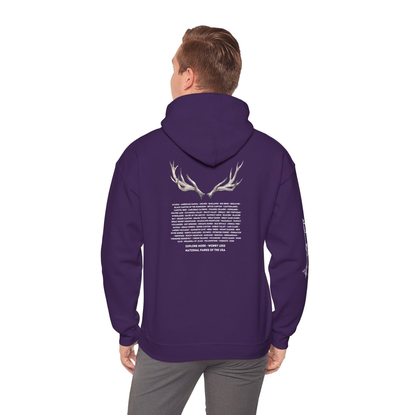 National Parks Hoodie (White Font)