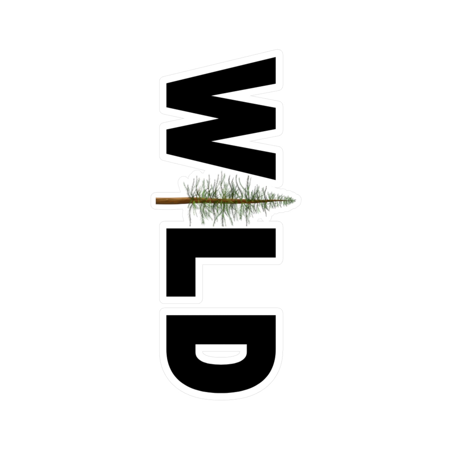 Wild Sticker - White Vinyl