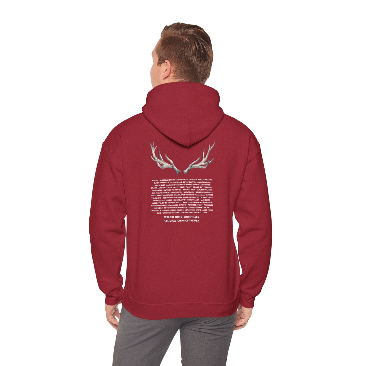 National Parks Hoodie (White Font)