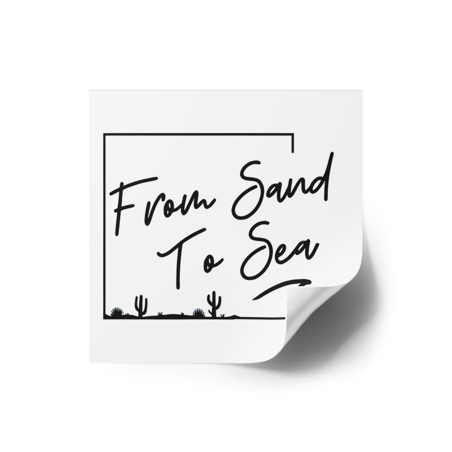 From Sand To Sea Logo Sticker
