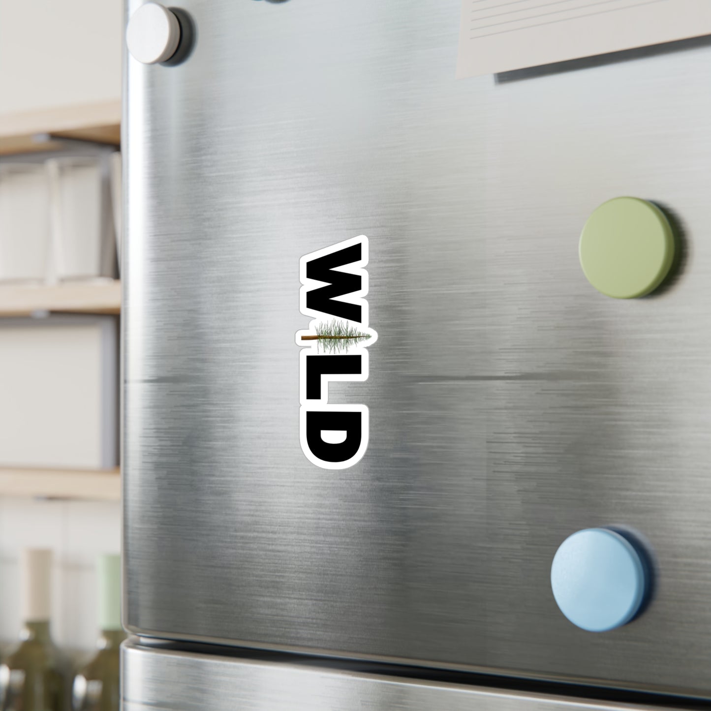 Wild Sticker - White Vinyl