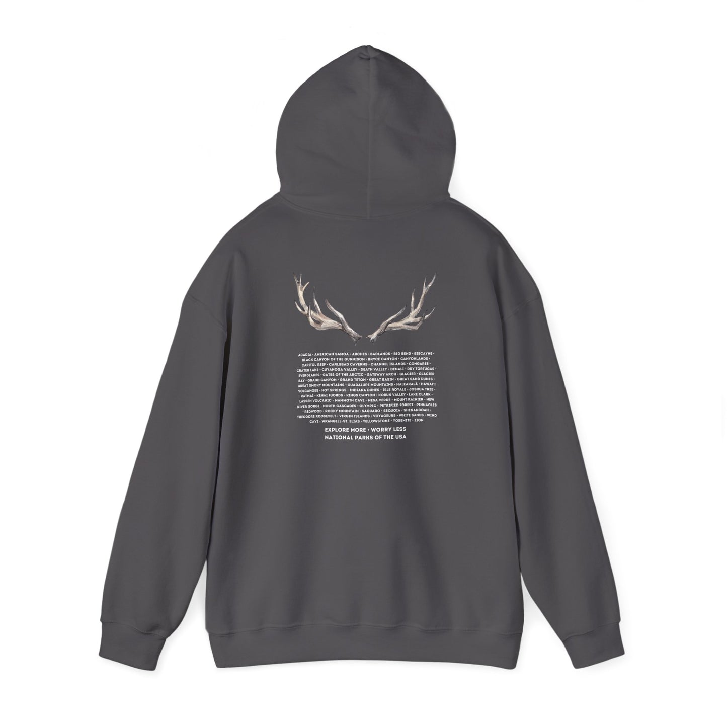 National Parks Hoodie (White Font)