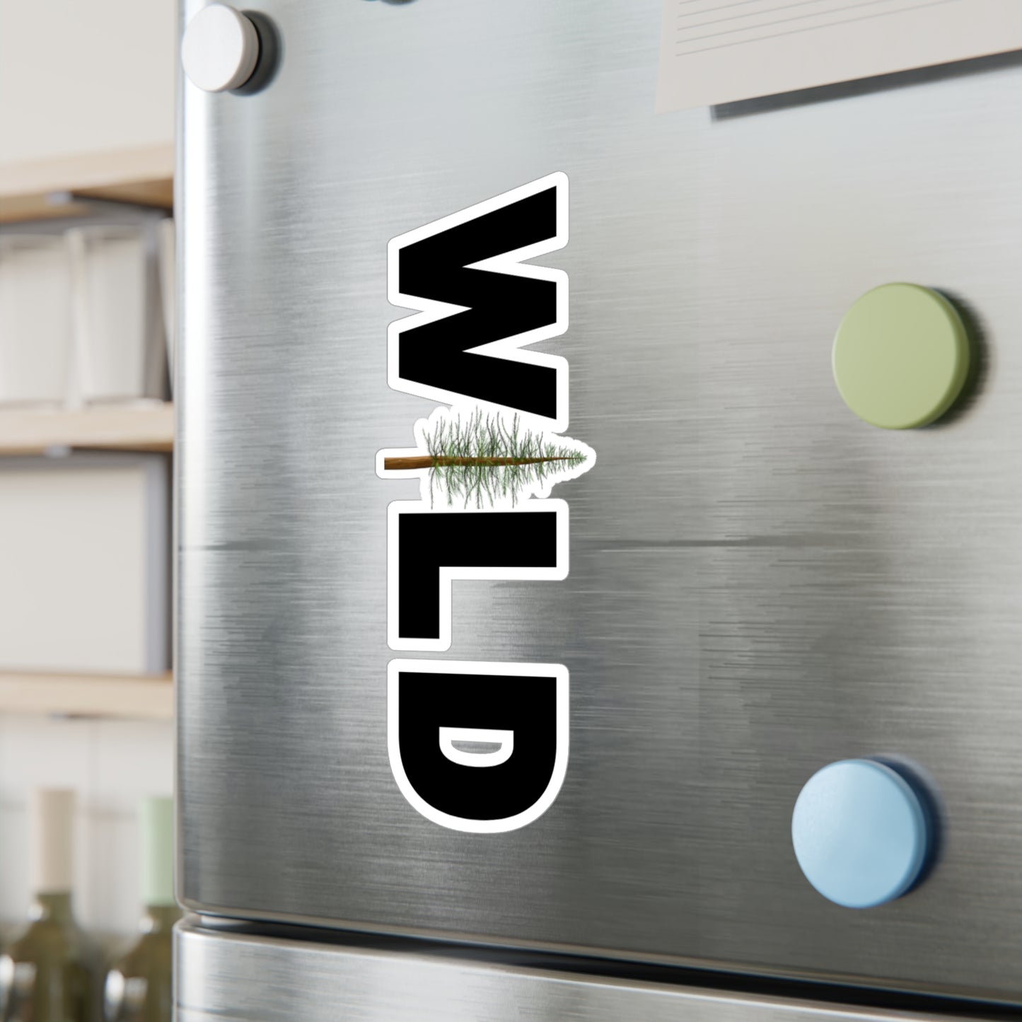Wild Sticker - White Vinyl