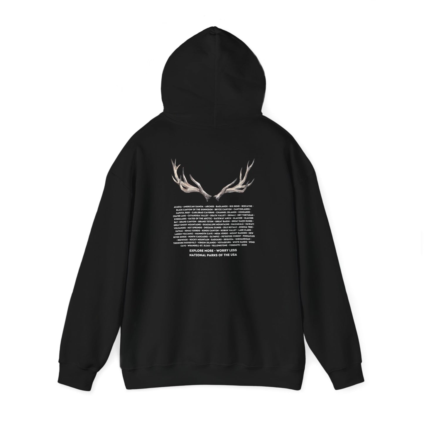 National Parks Hoodie (White Font)