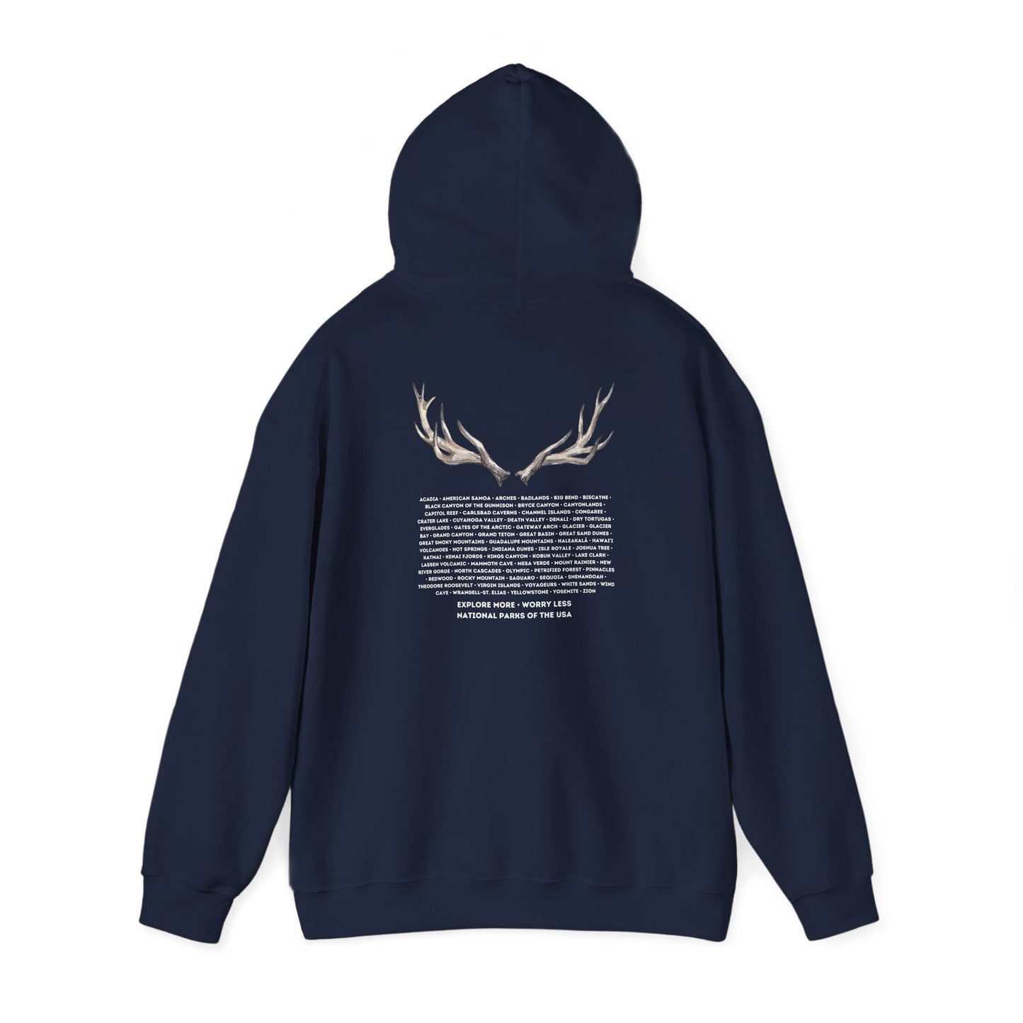 National Parks Hoodie (White Font)