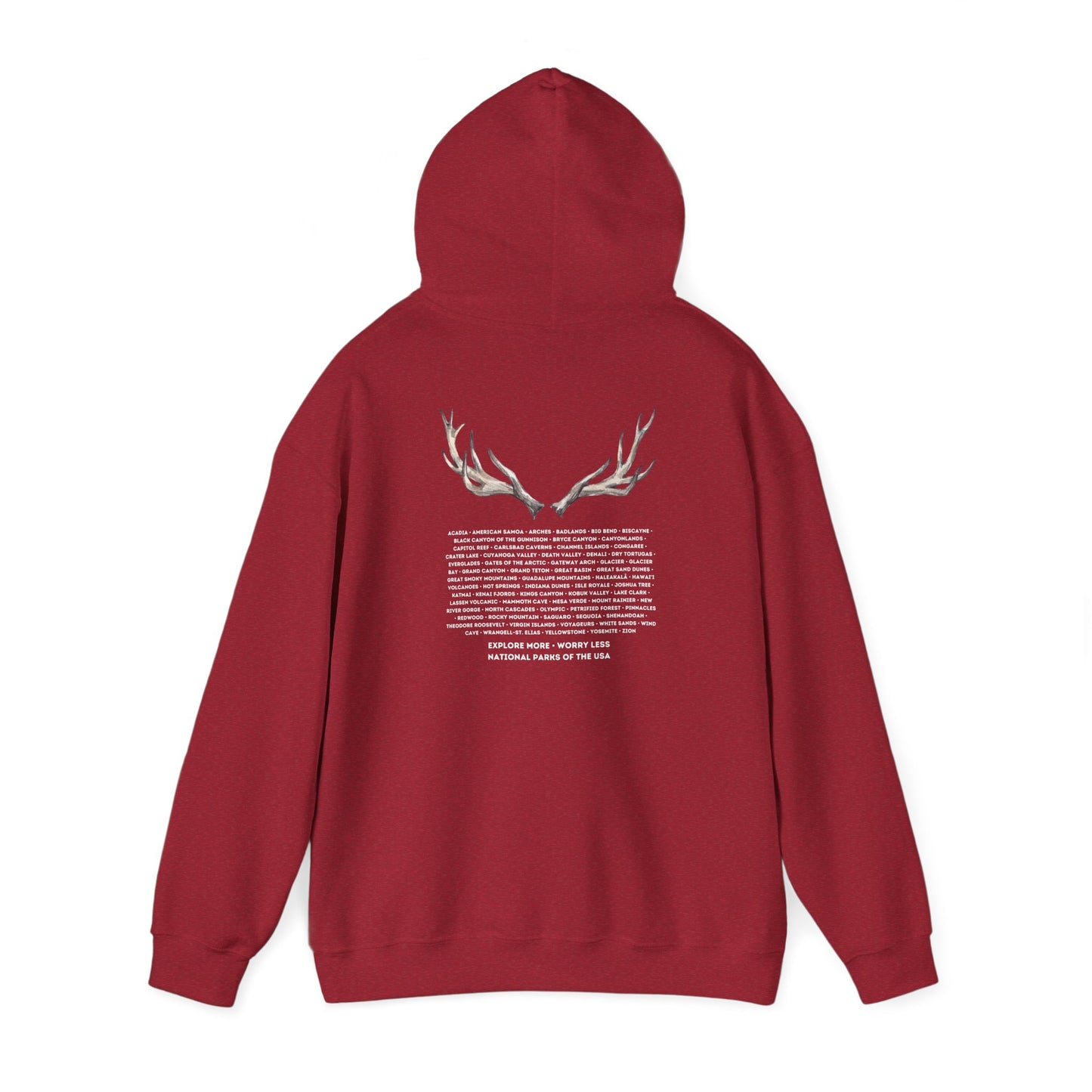 National Parks Hoodie (White Font)