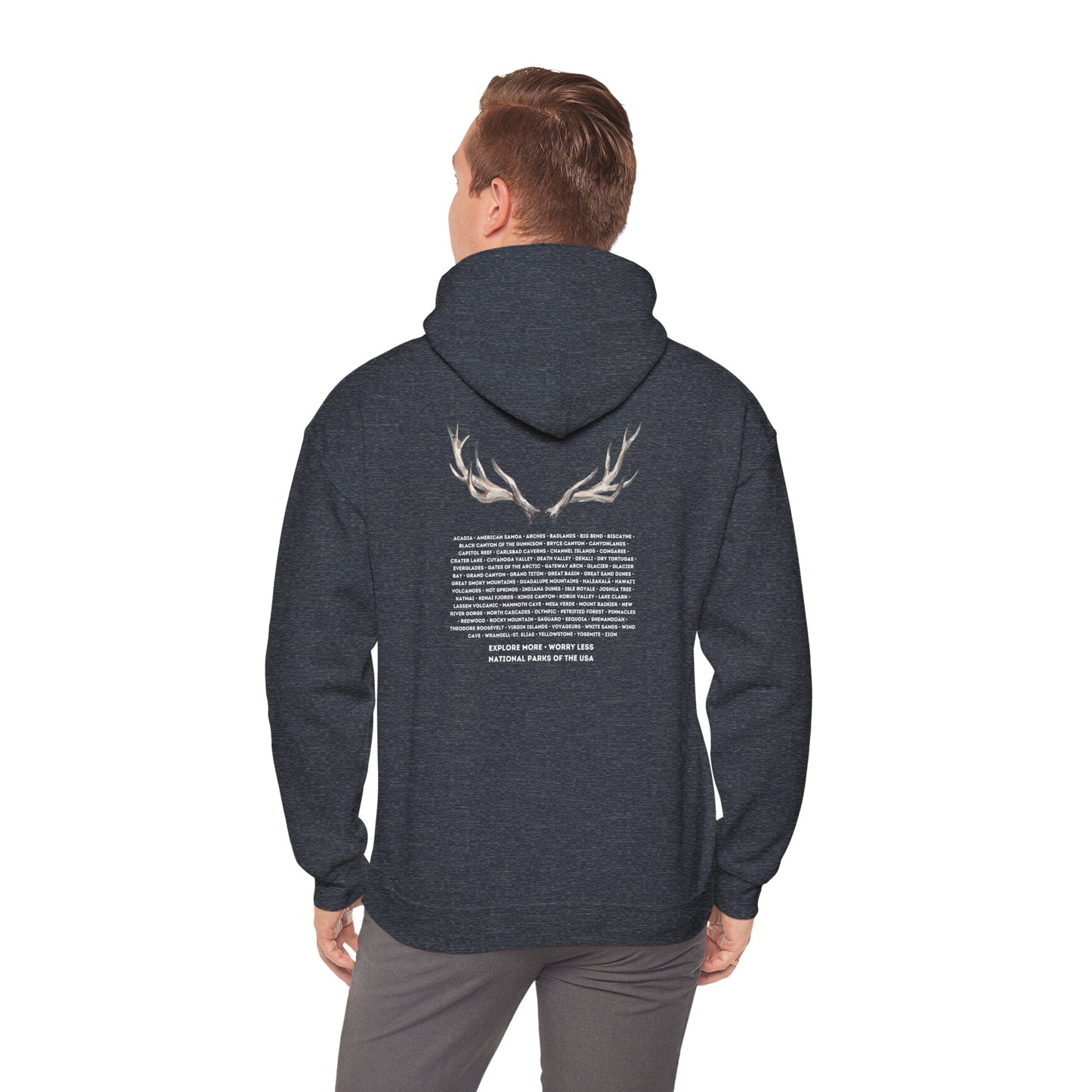 National Parks Hoodie (White Font)