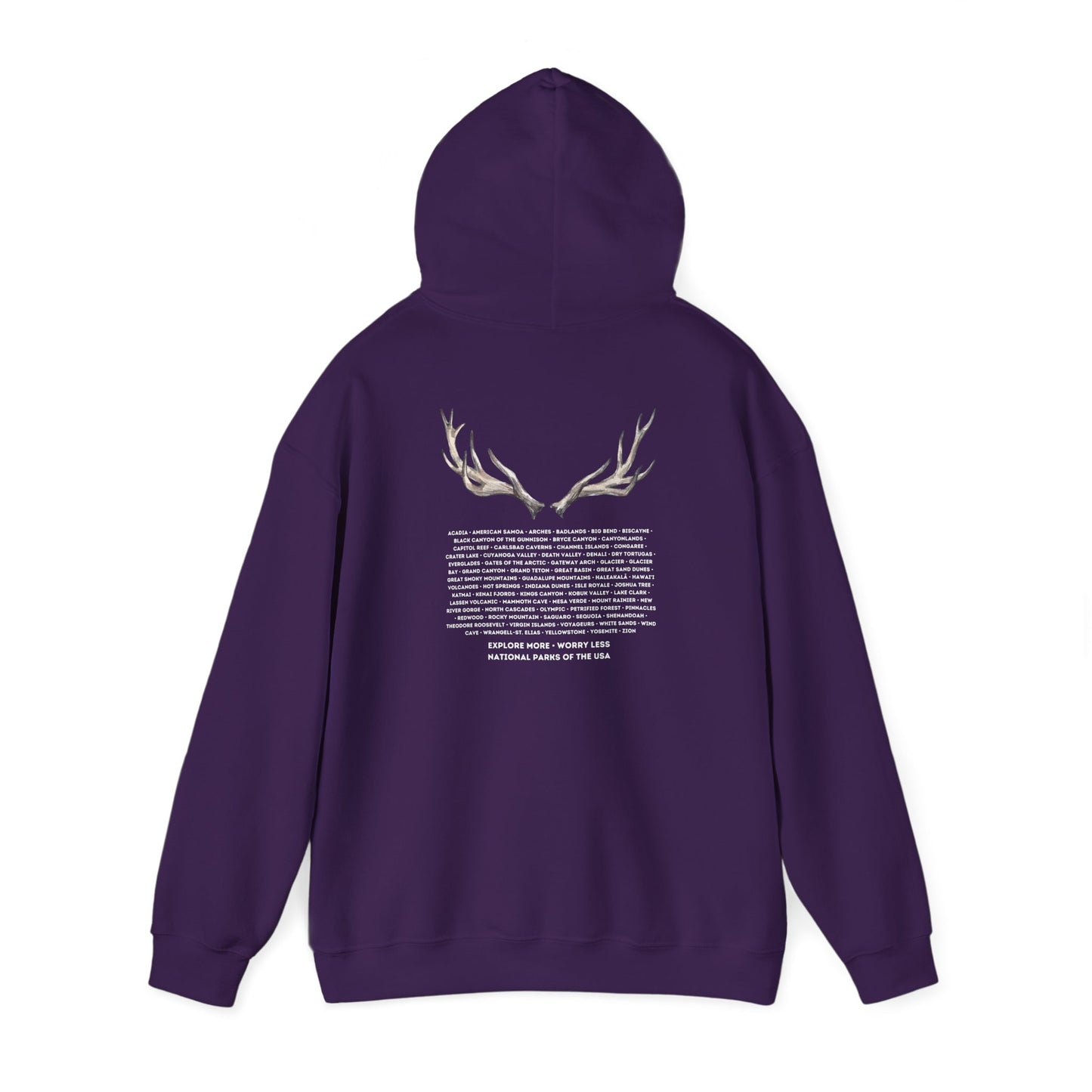 National Parks Hoodie (White Font)