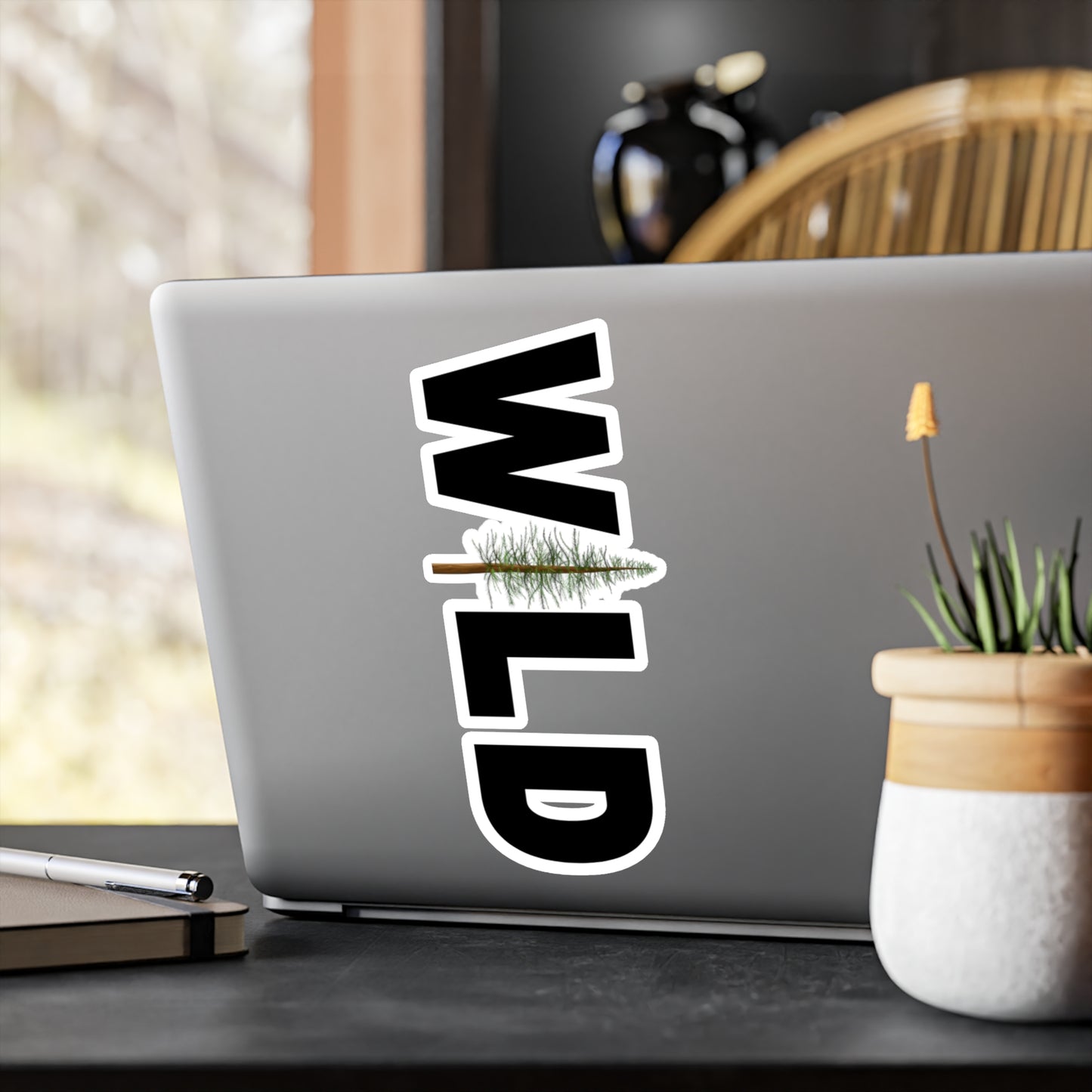 Wild Sticker - White Vinyl