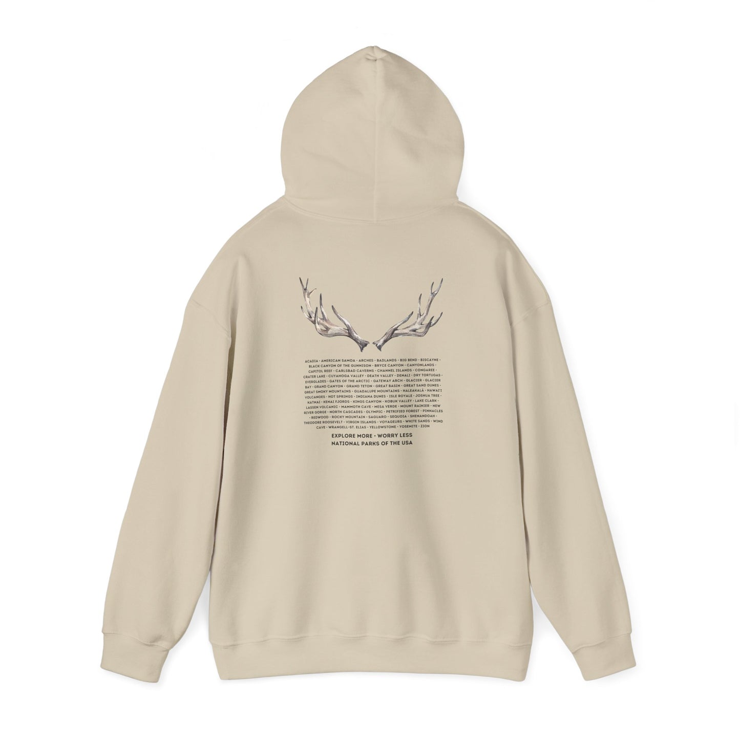 National Parks Hoodie (Black Font)