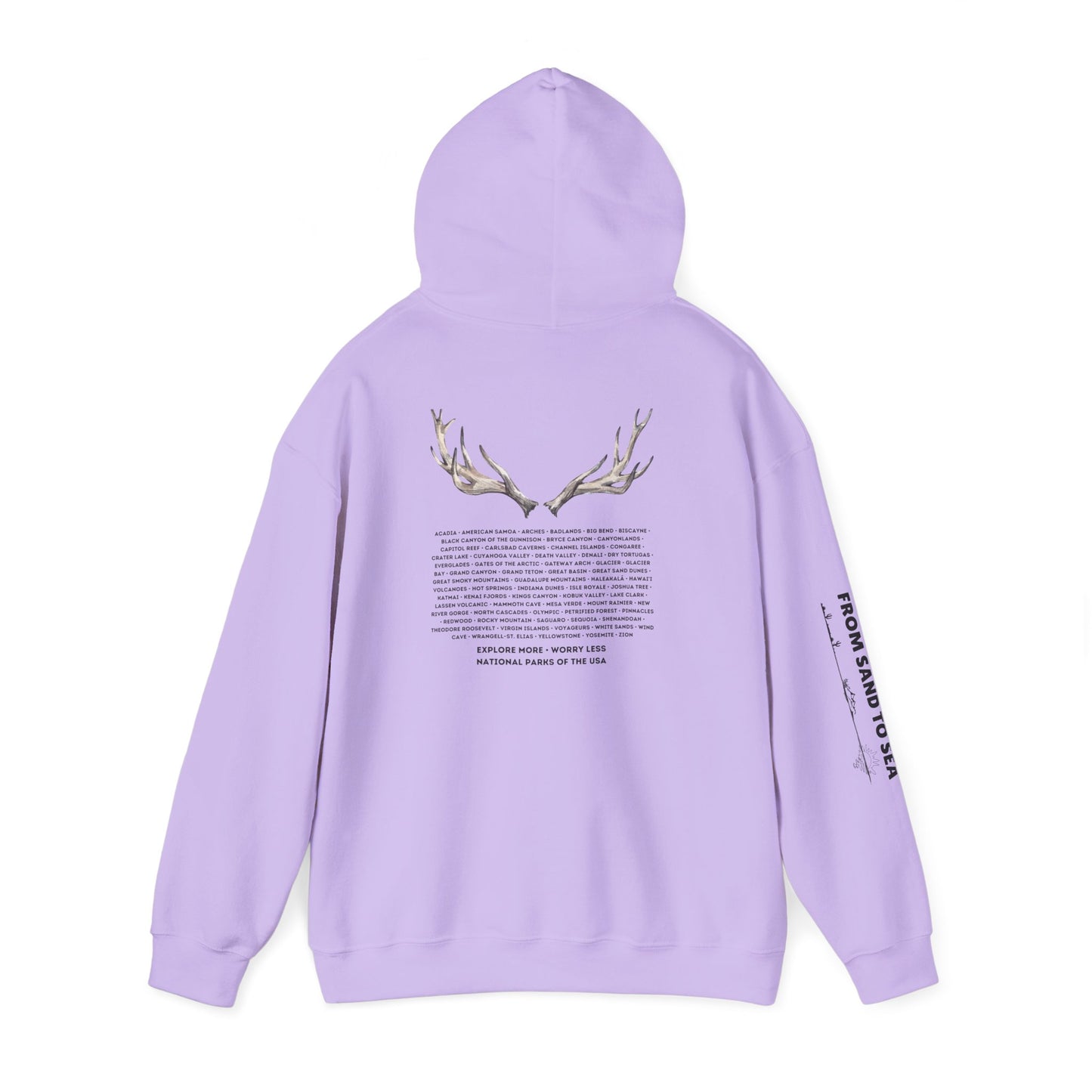 National Parks Hoodie (Black Font)