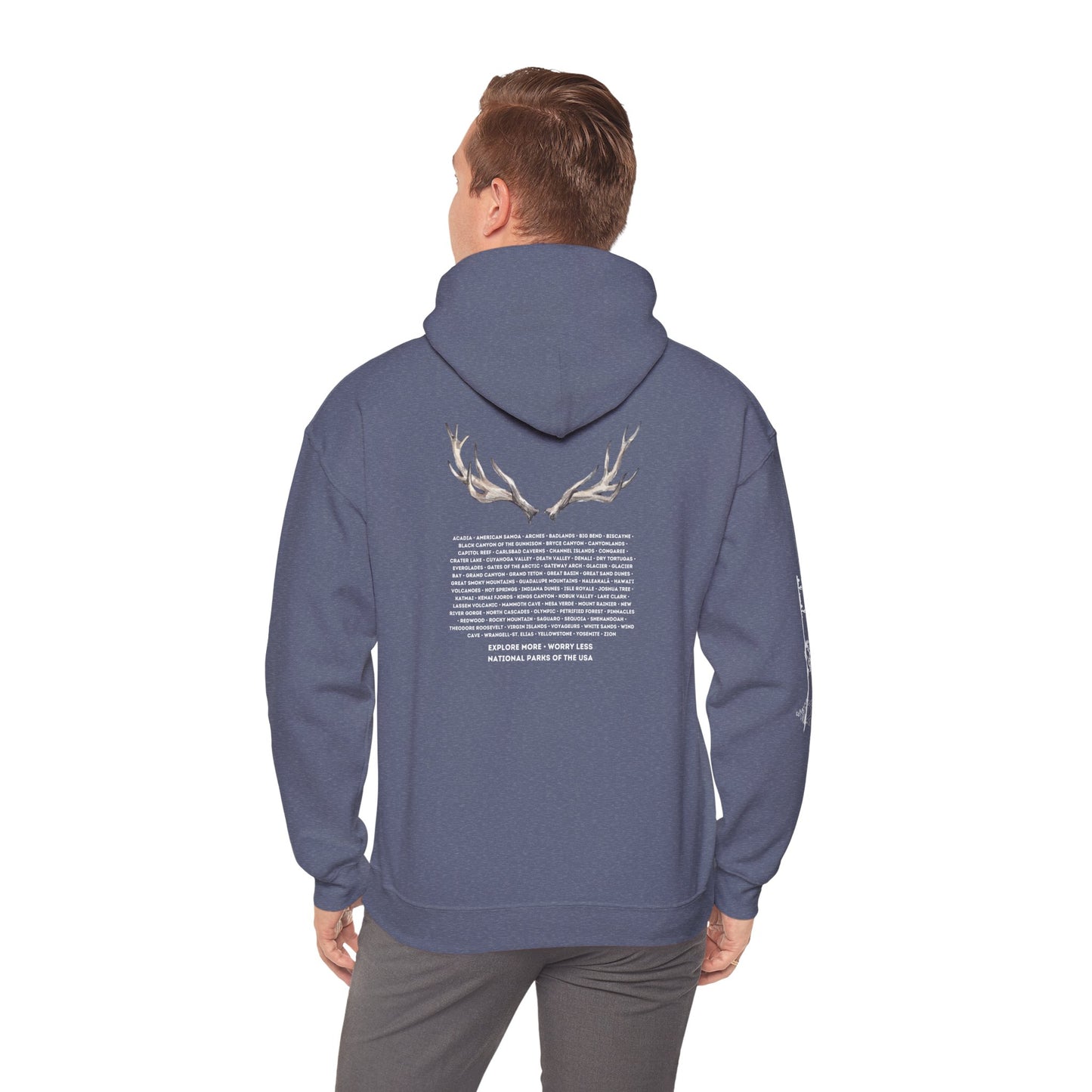 National Parks Hoodie (White Font)