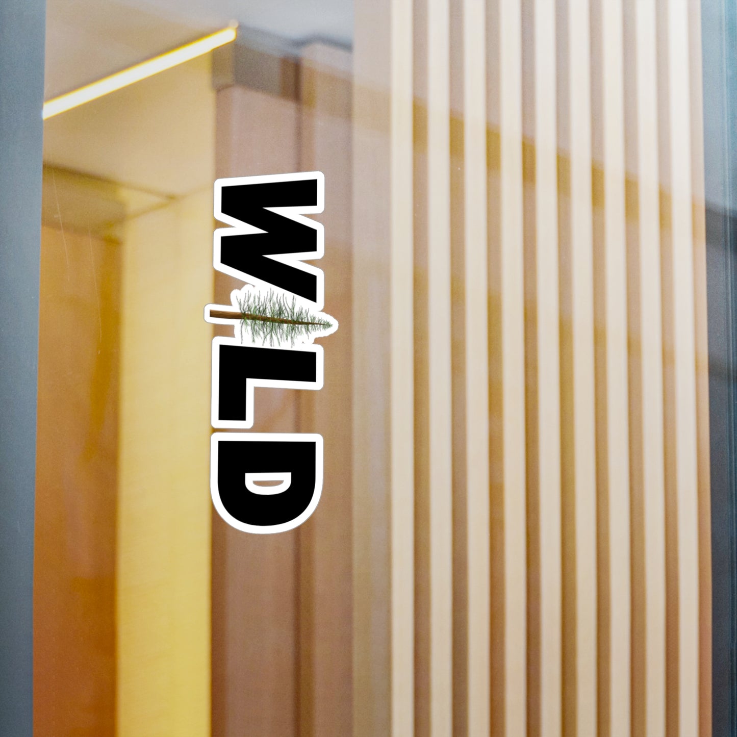 Wild Sticker - White Vinyl