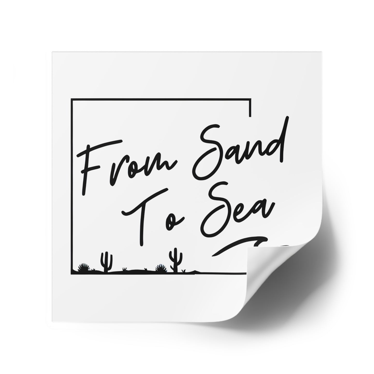 From Sand To Sea Logo Sticker