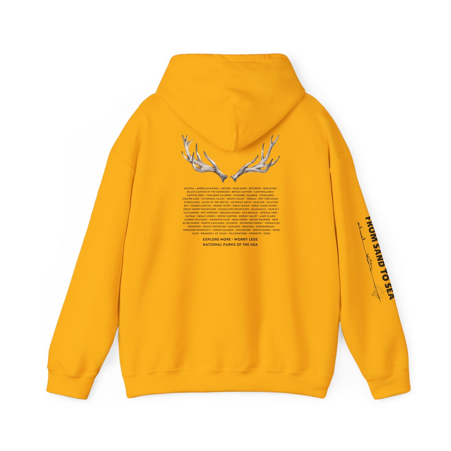 National Parks Hoodie (Black Font)
