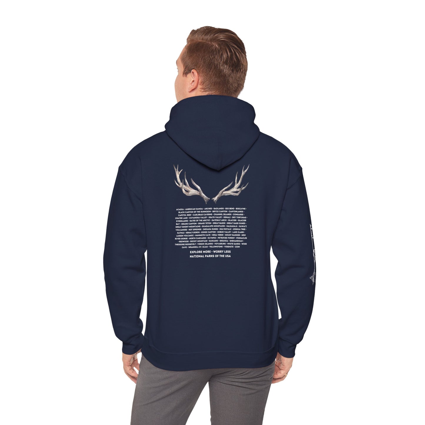 National Parks Hoodie (White Font)