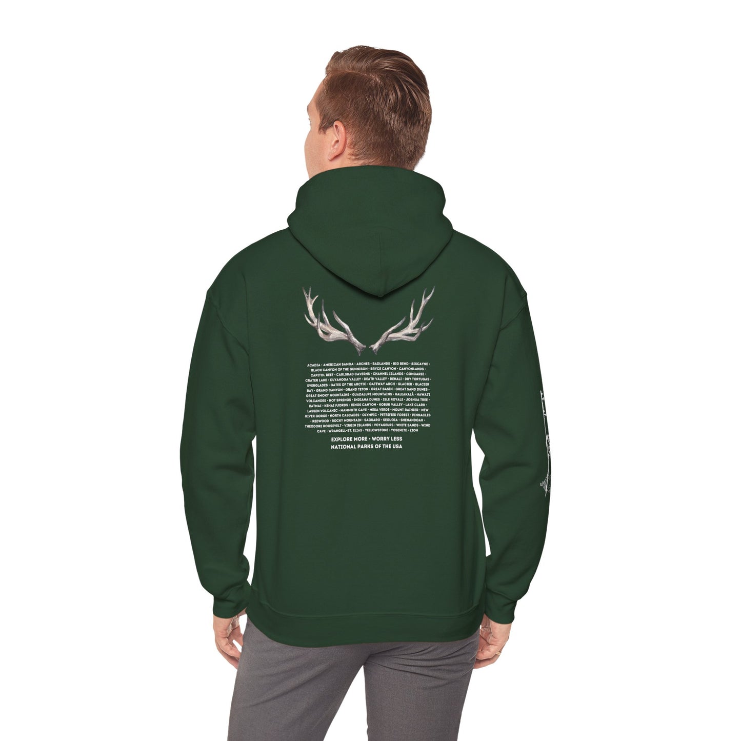 National Parks Hoodie (White Font)