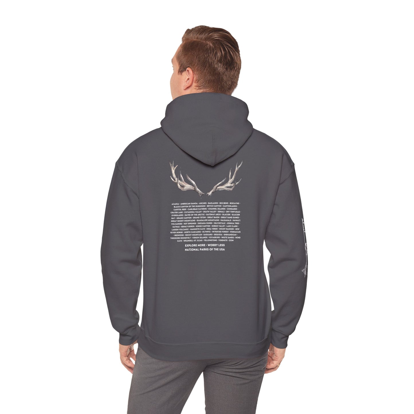National Parks Hoodie (White Font)