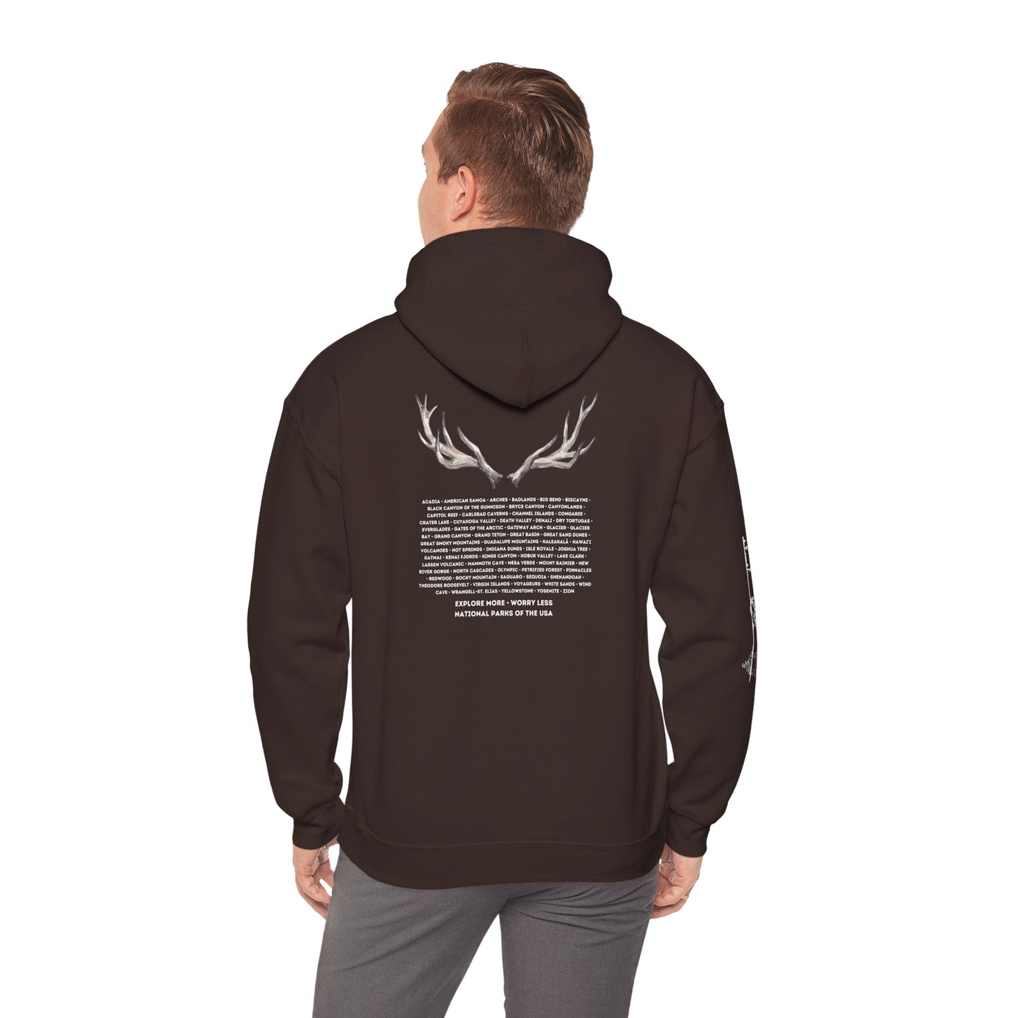 National Parks Hoodie (White Font)