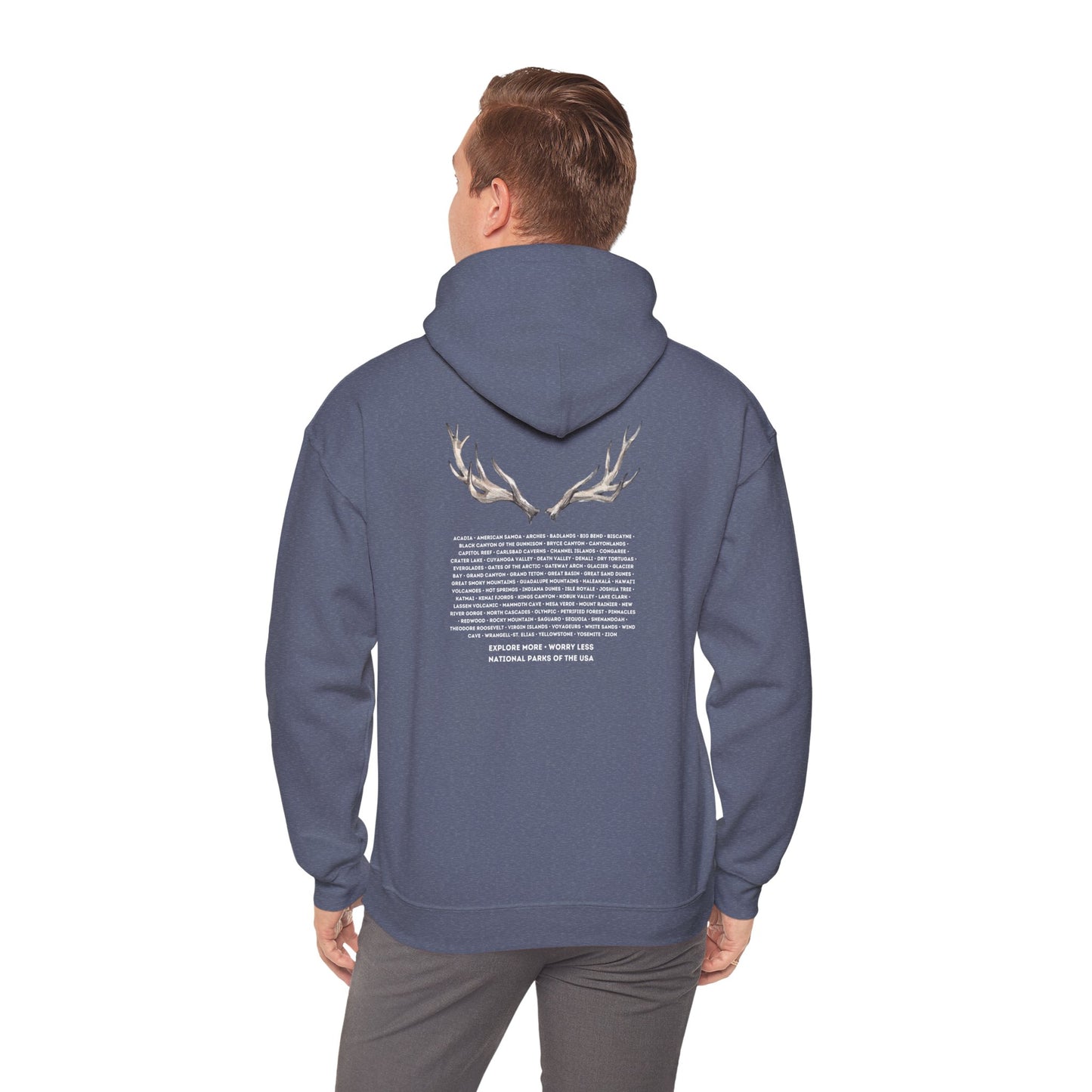 National Parks Hoodie (White Font)