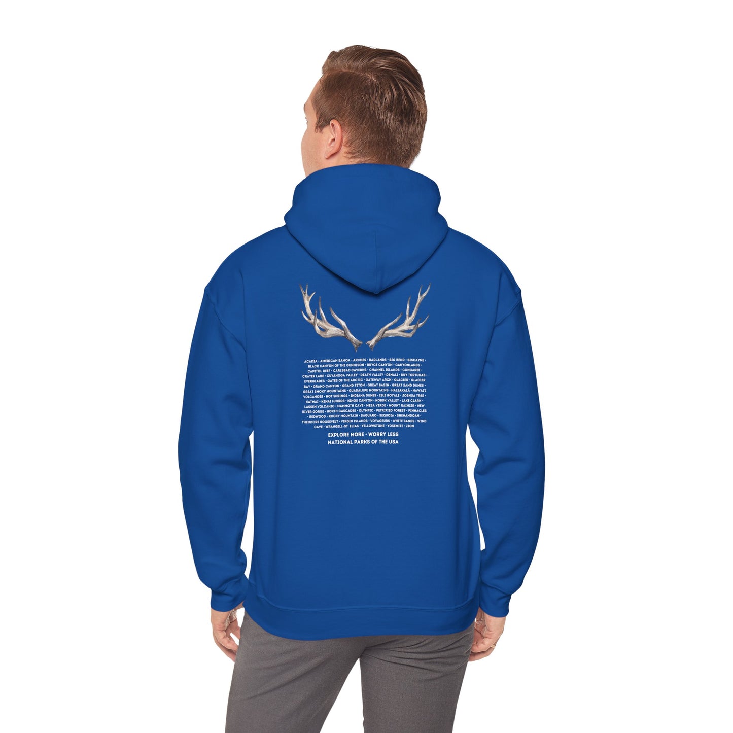 National Parks Hoodie (White Font)